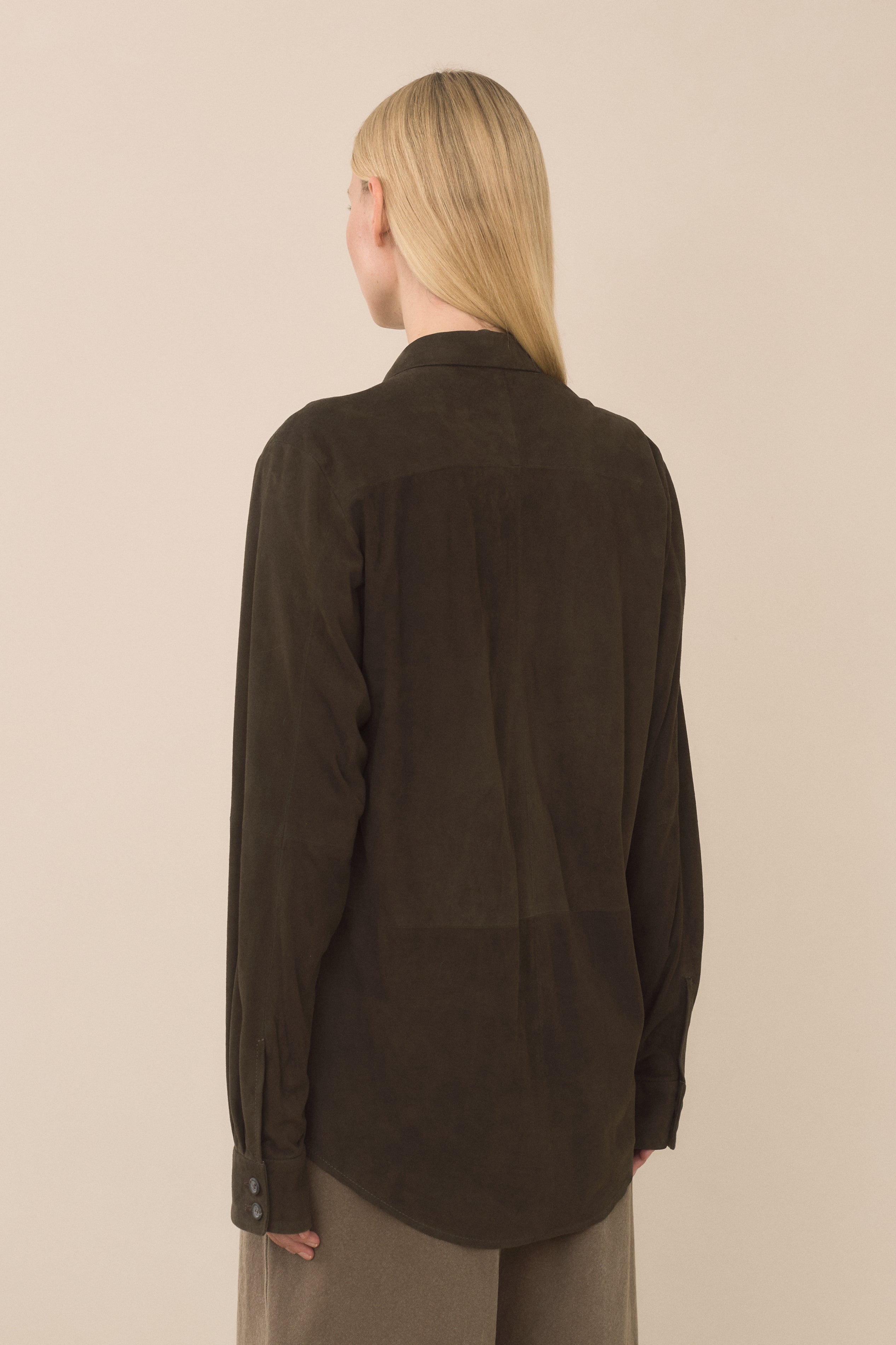 SUEDE SHIRT