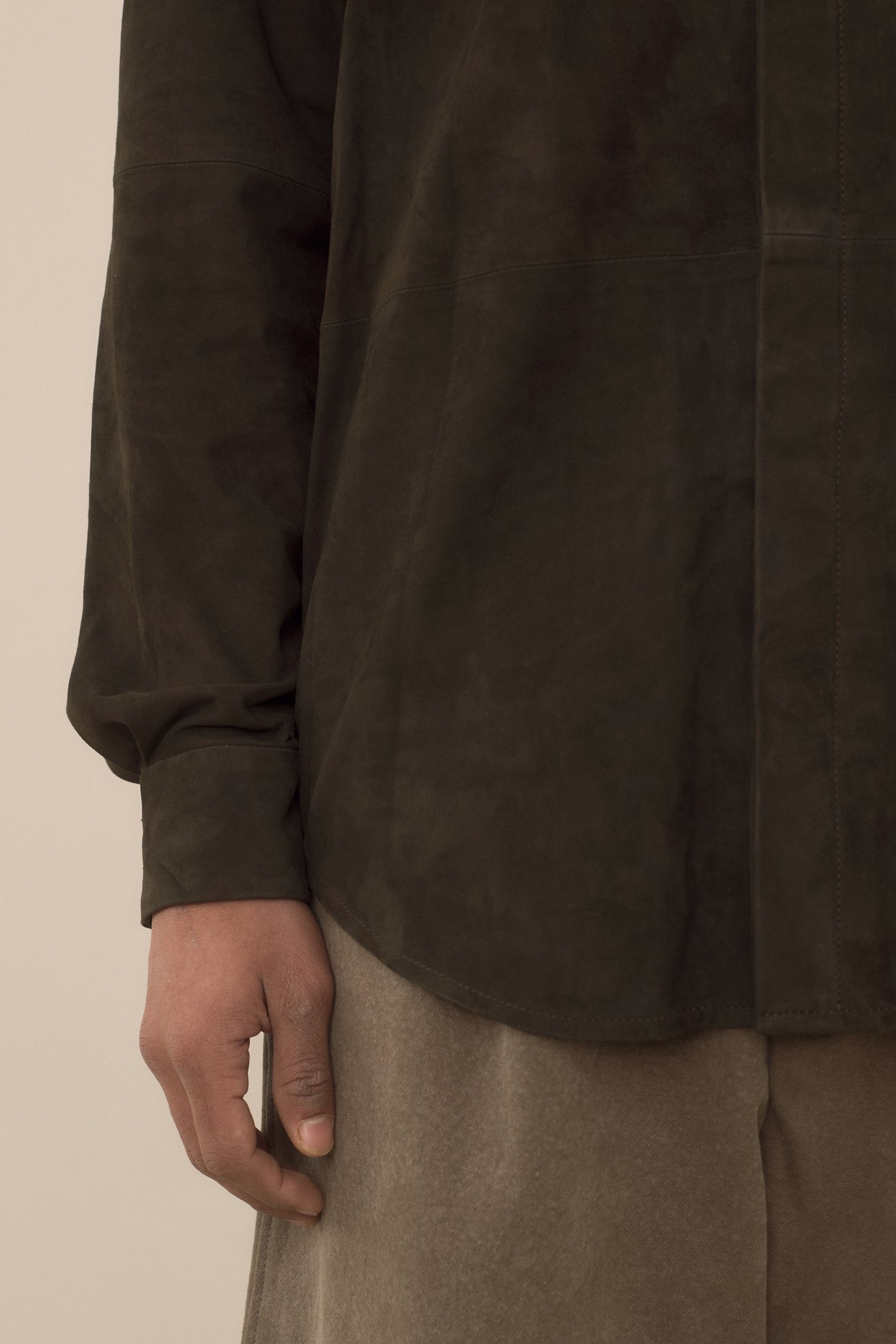SUEDE SHIRT