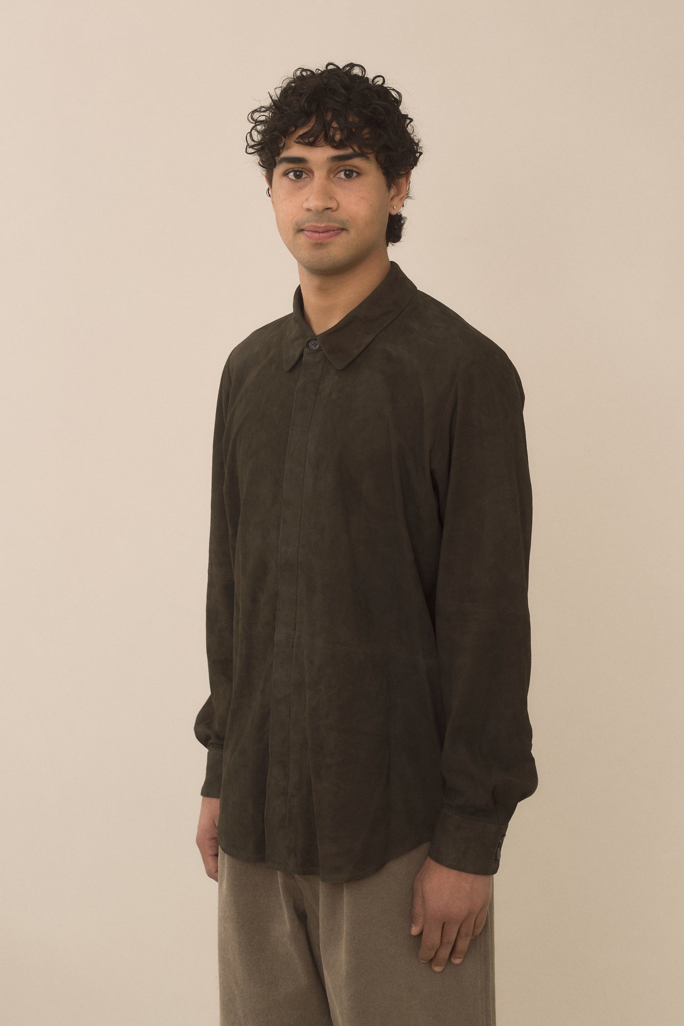 SUEDE SHIRT