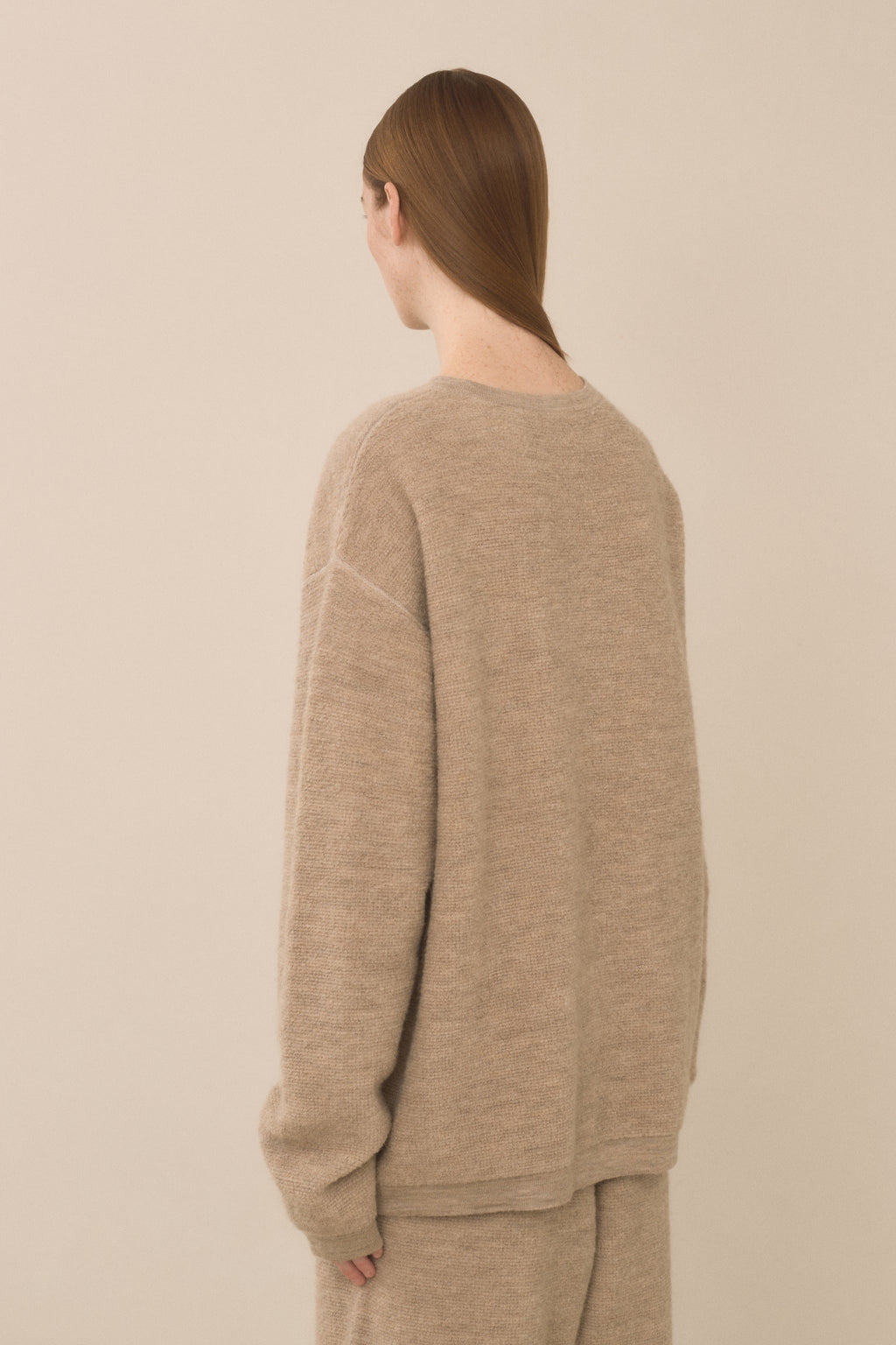 FINE TERRY CREWNECK