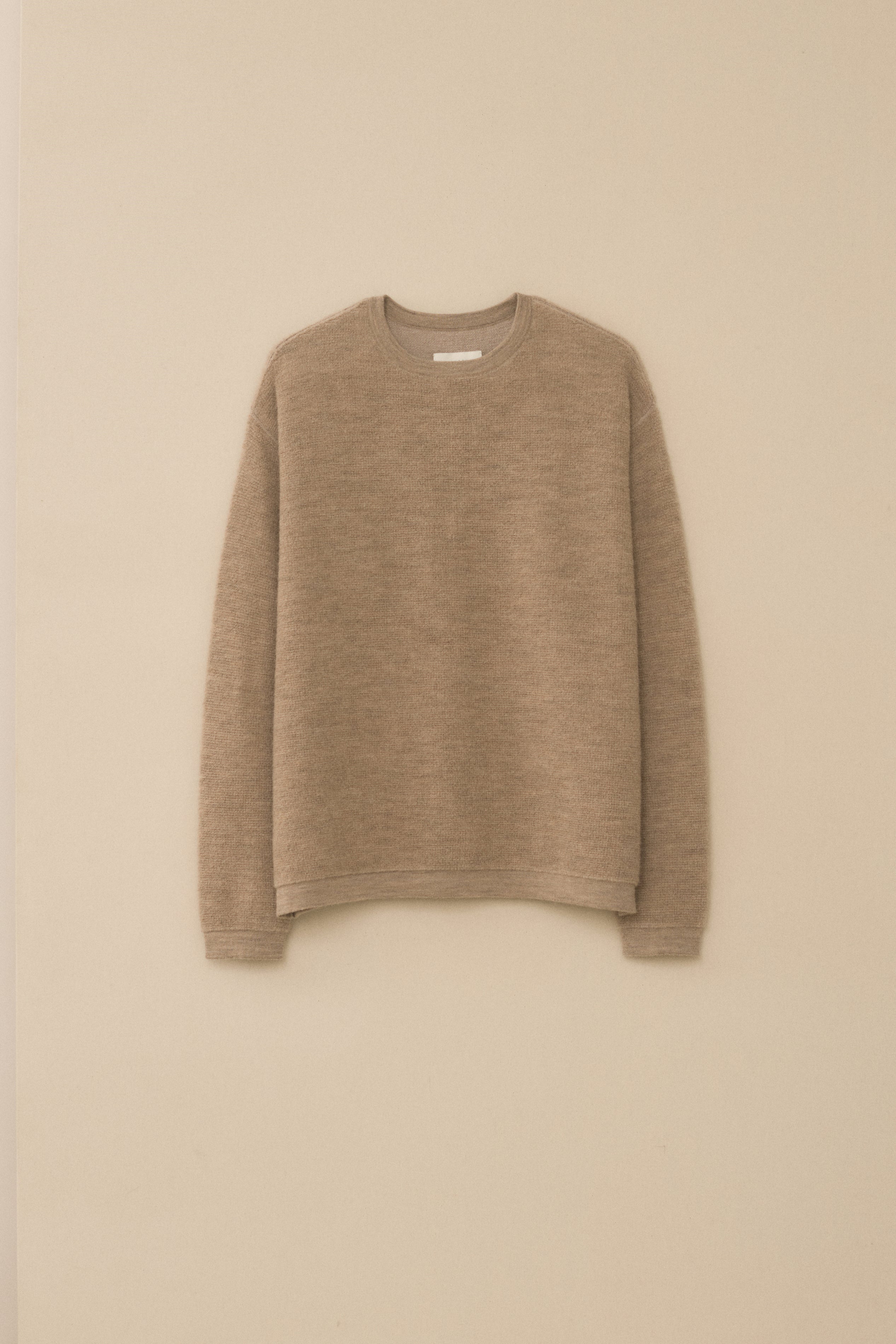 FINE TERRY CREWNECK