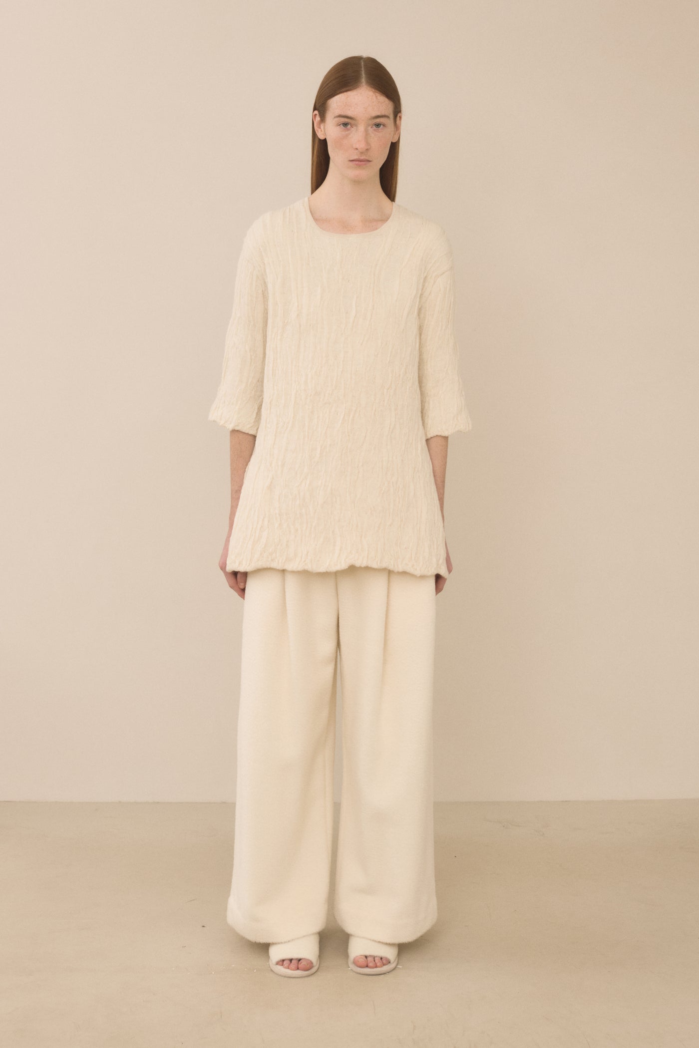 GAUZE PULLOVER