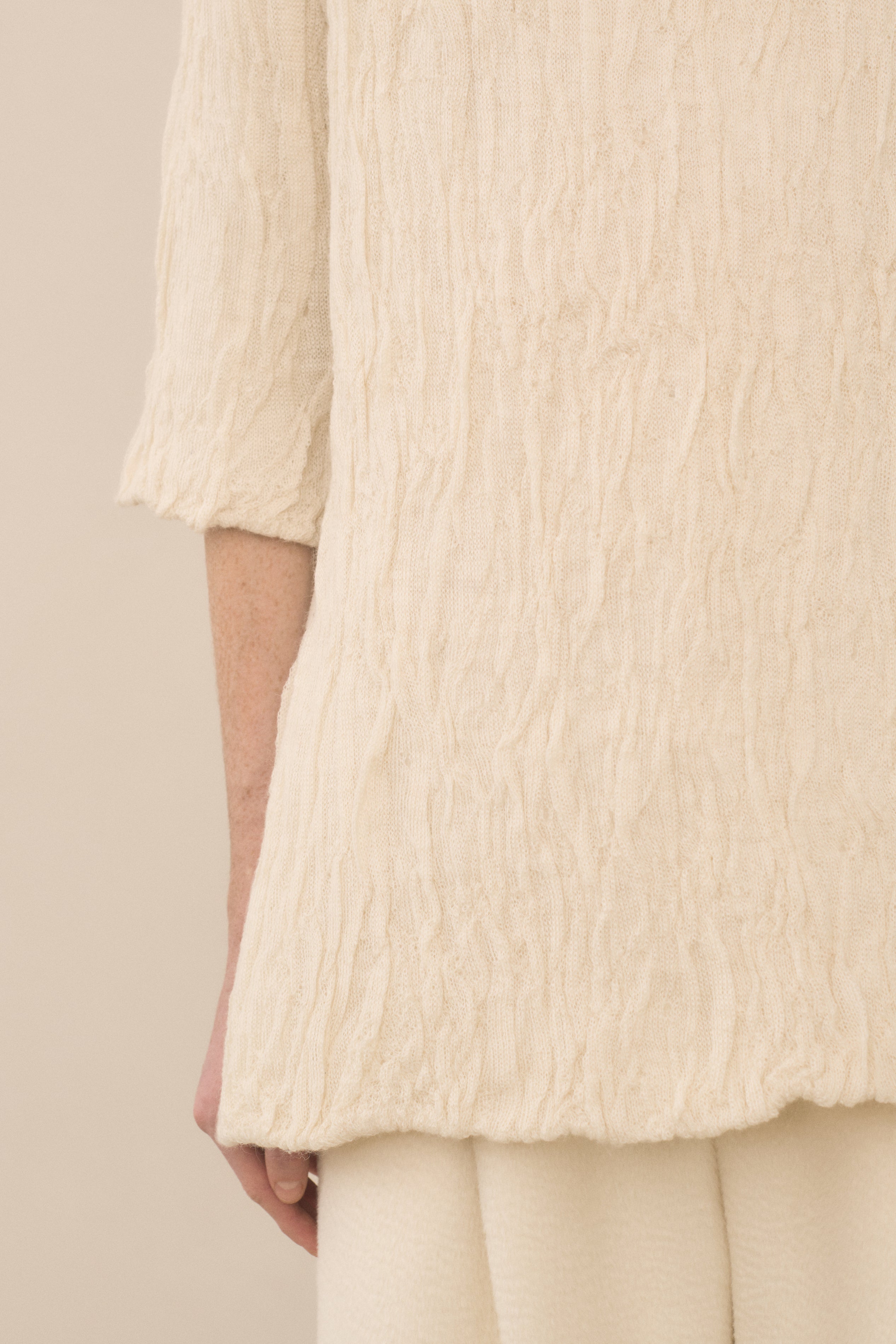 GAUZE PULLOVER
