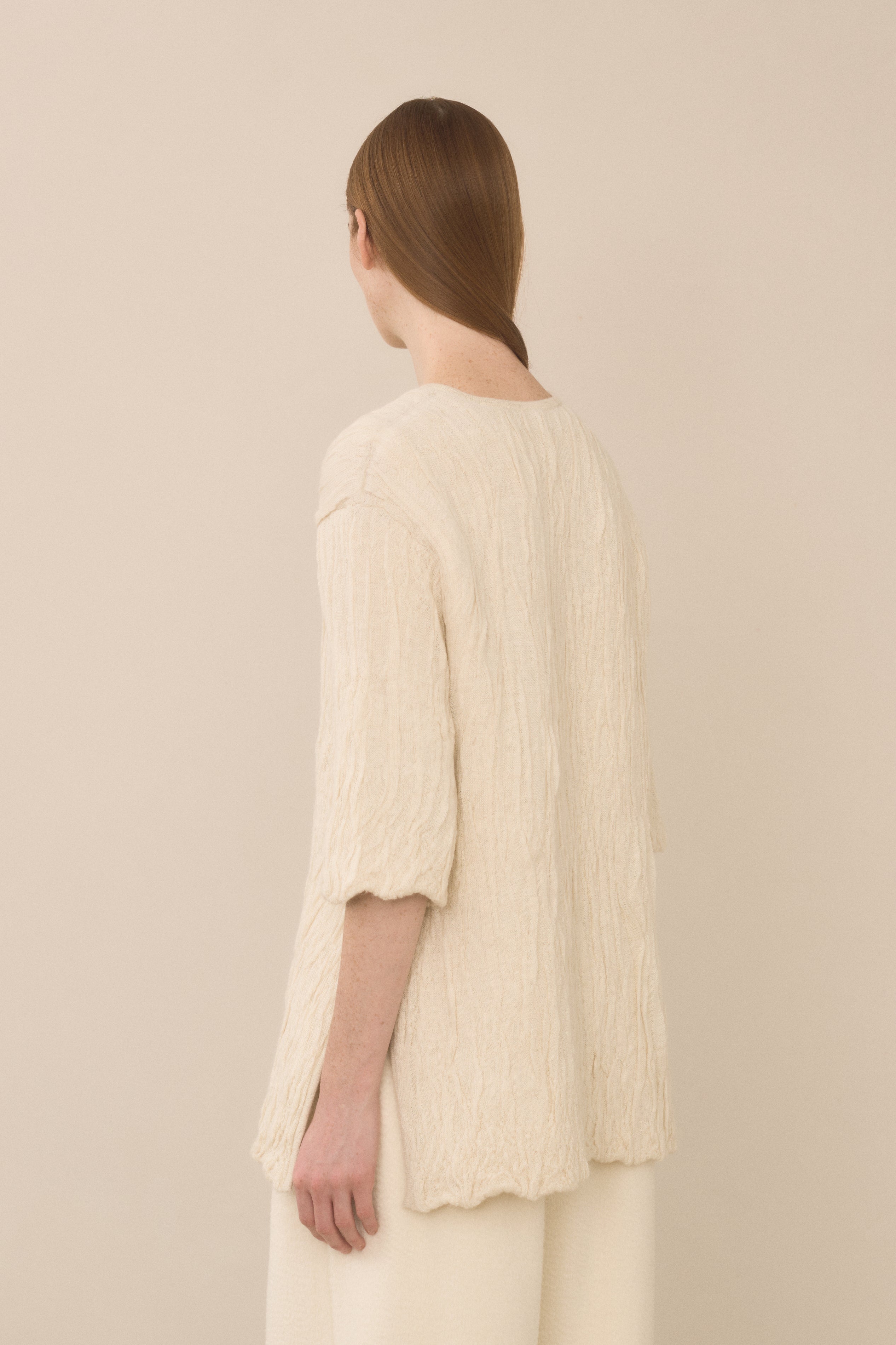 GAUZE PULLOVER