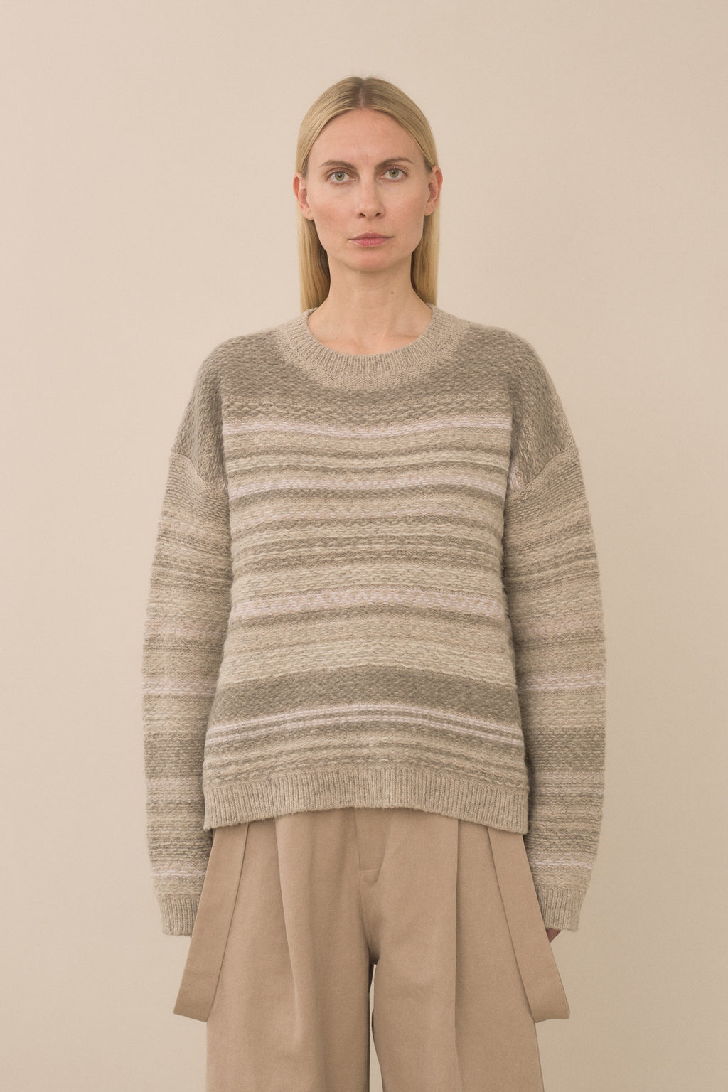 JACQUARD CREWNECK