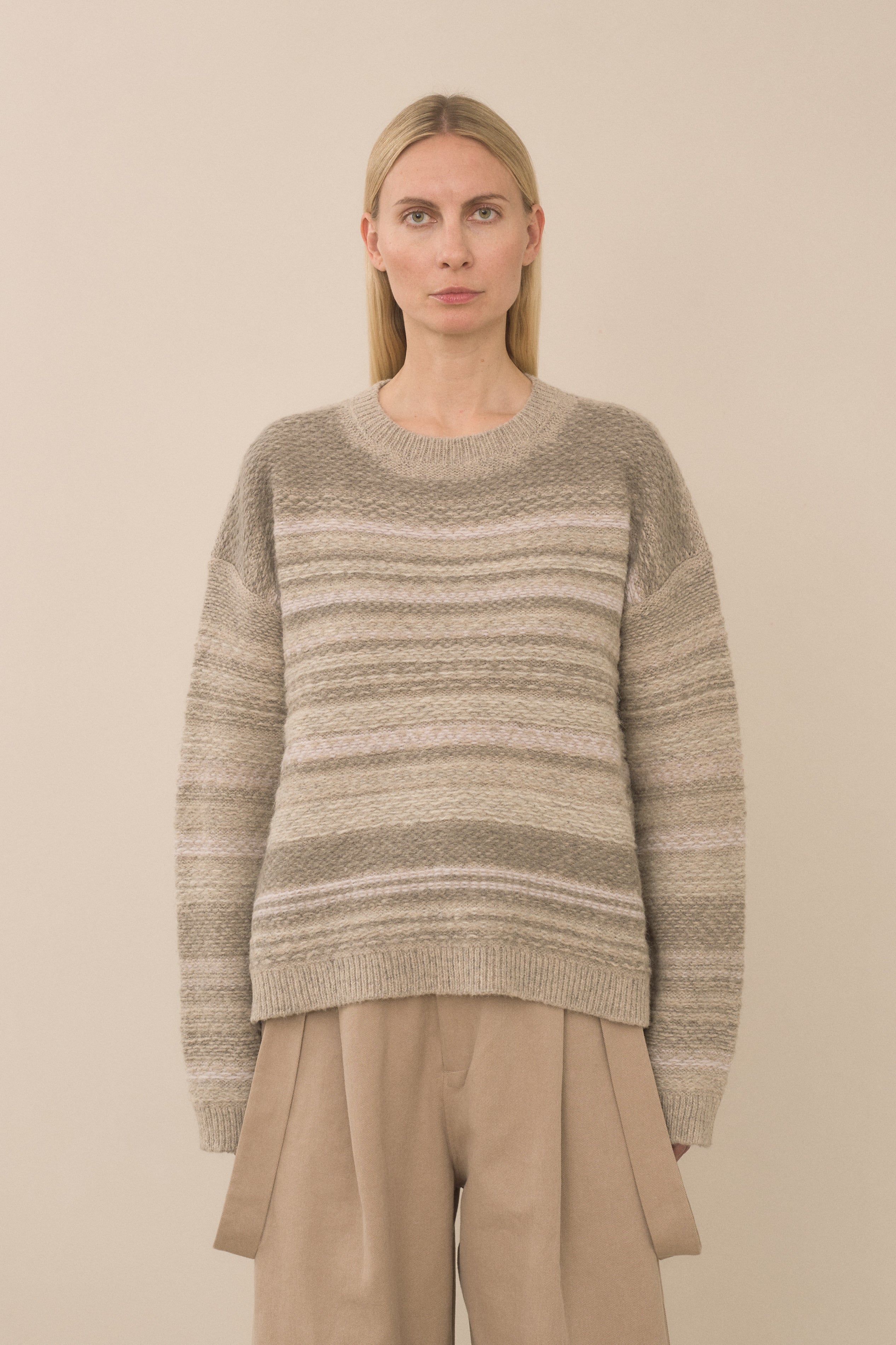 JACQUARD CREWNECK
