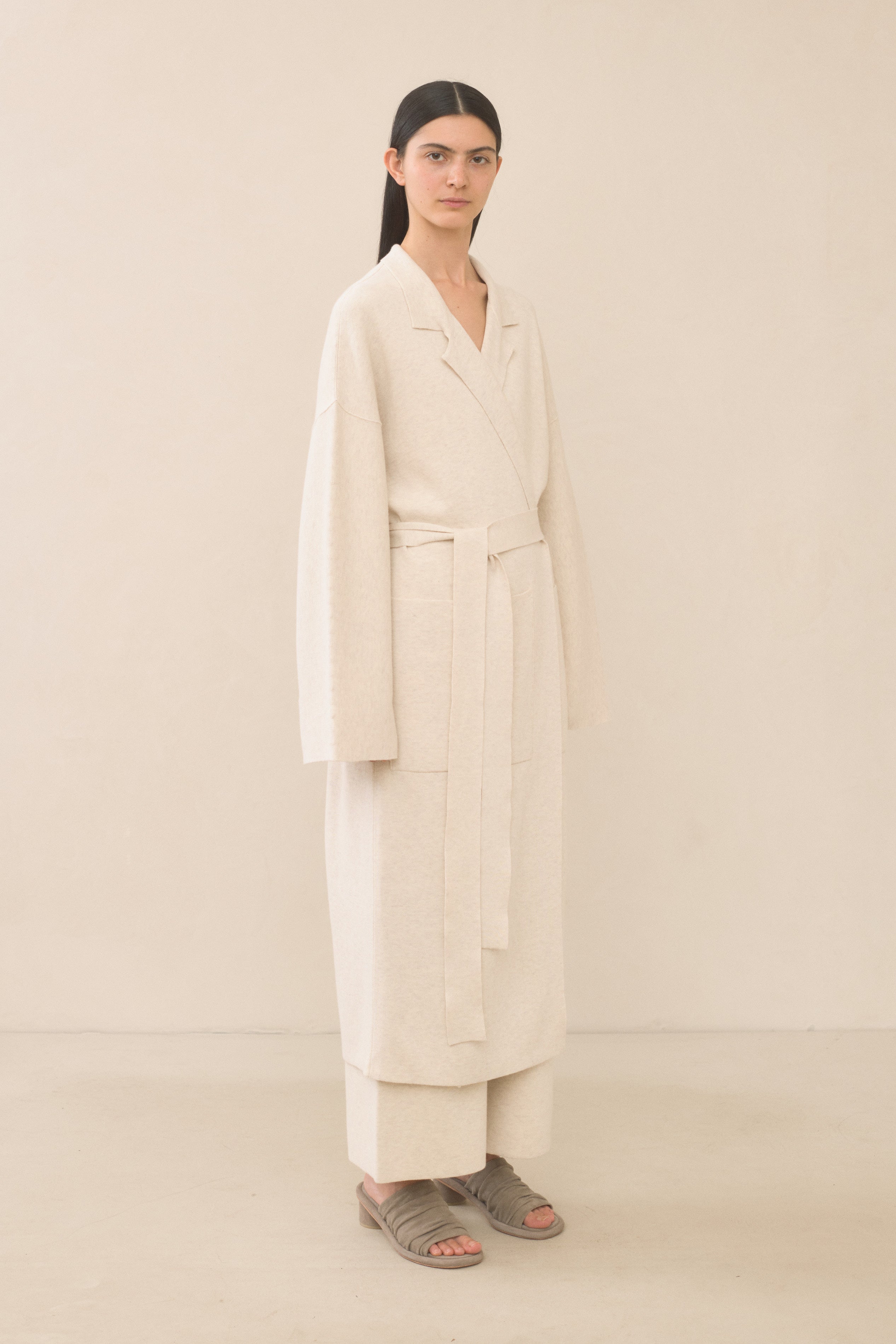 DOUBLE KNIT TRENCH