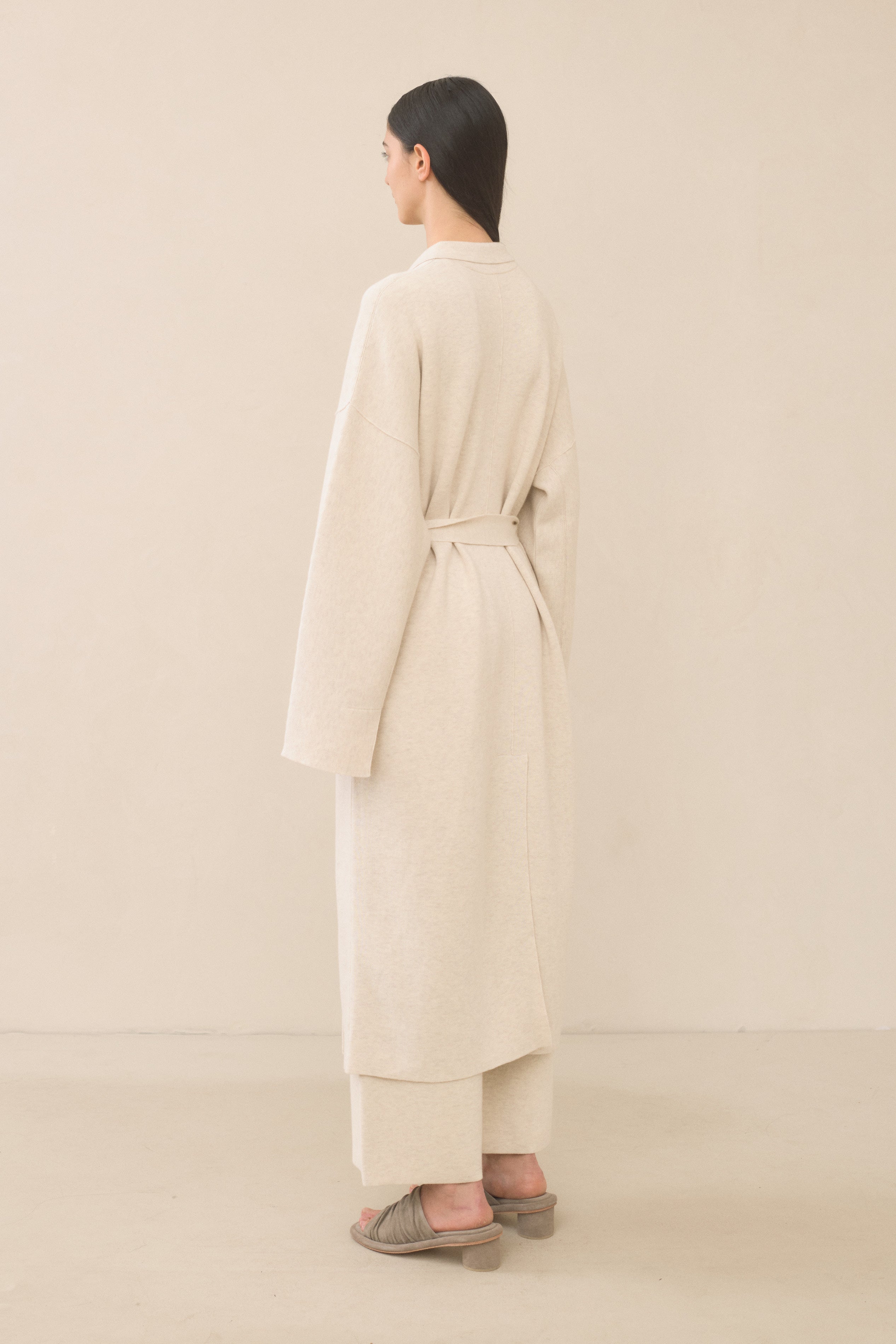 DOUBLE KNIT TRENCH