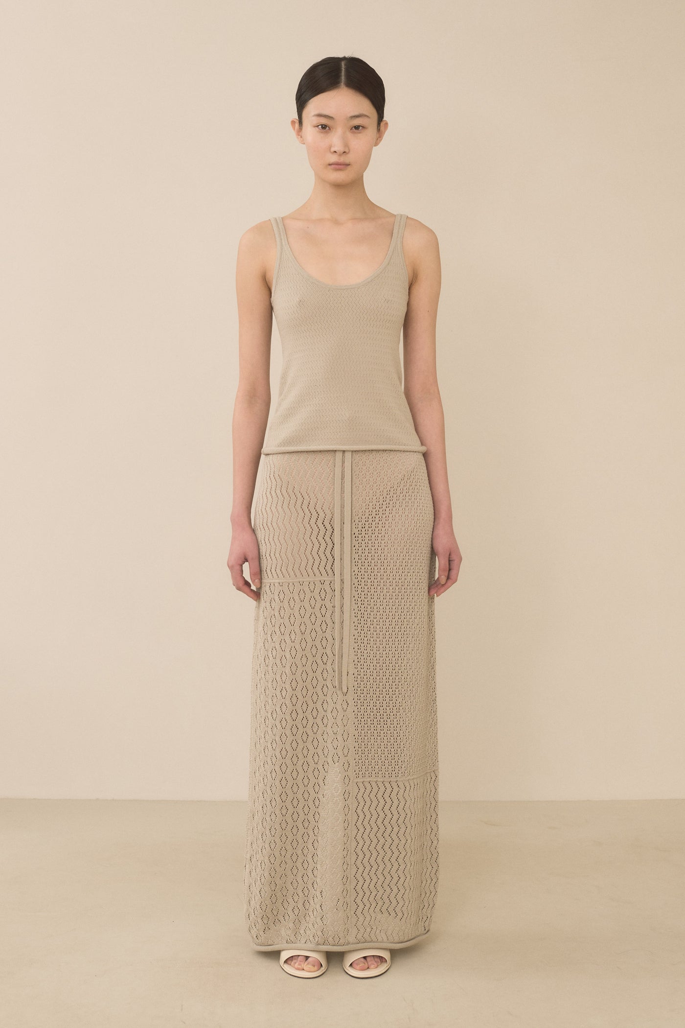 MIX POINTELLE SKIRT