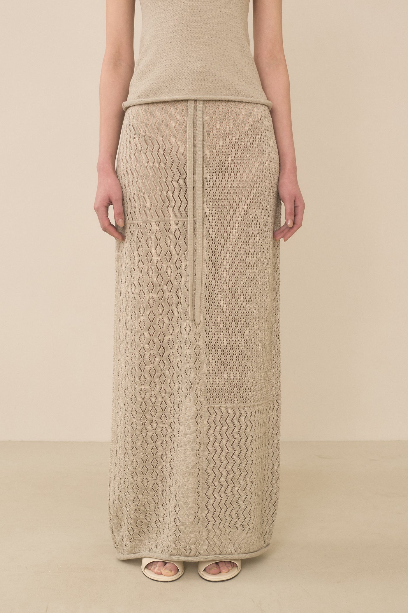 MIX POINTELLE SKIRT