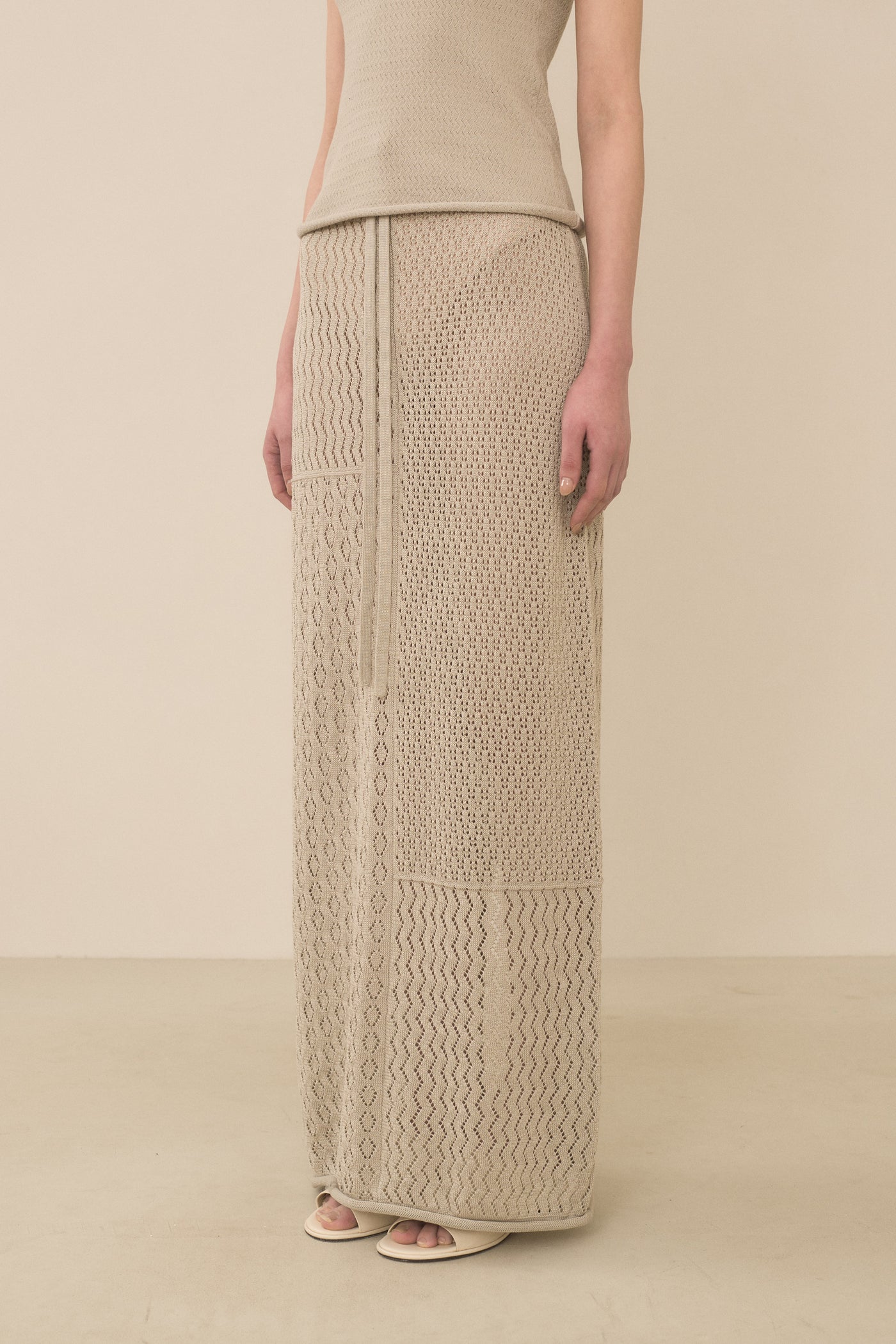 MIX POINTELLE SKIRT