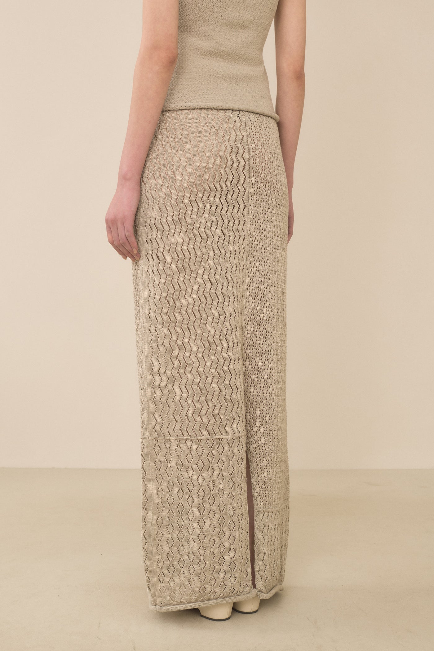MIX POINTELLE SKIRT