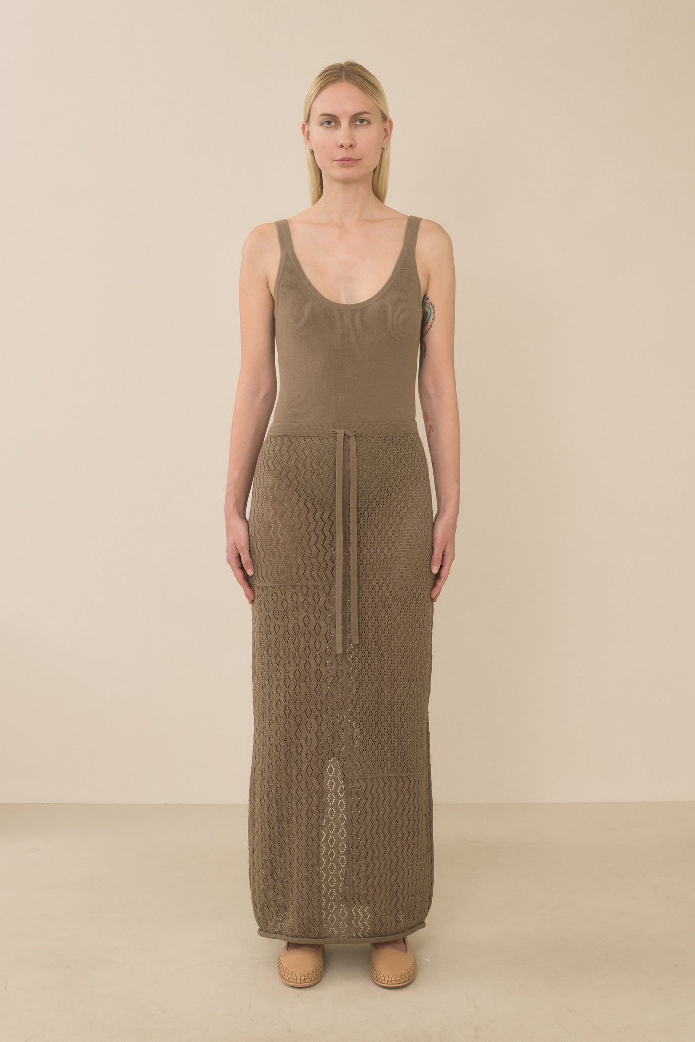 MIX POINTELLE SKIRT