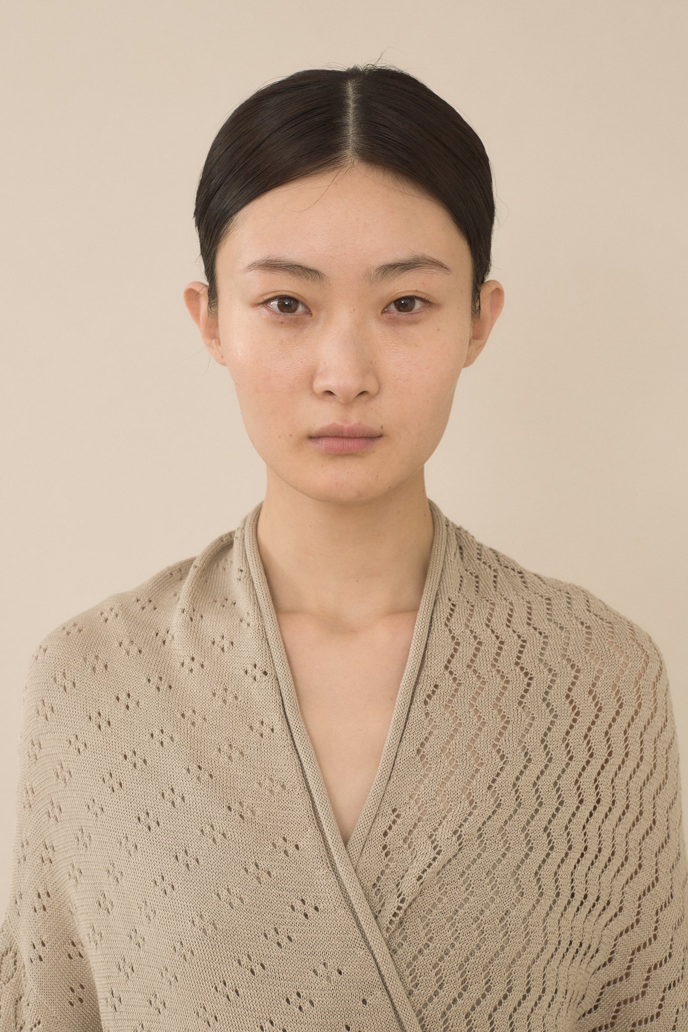 MIX POINTELLE CARDIGAN