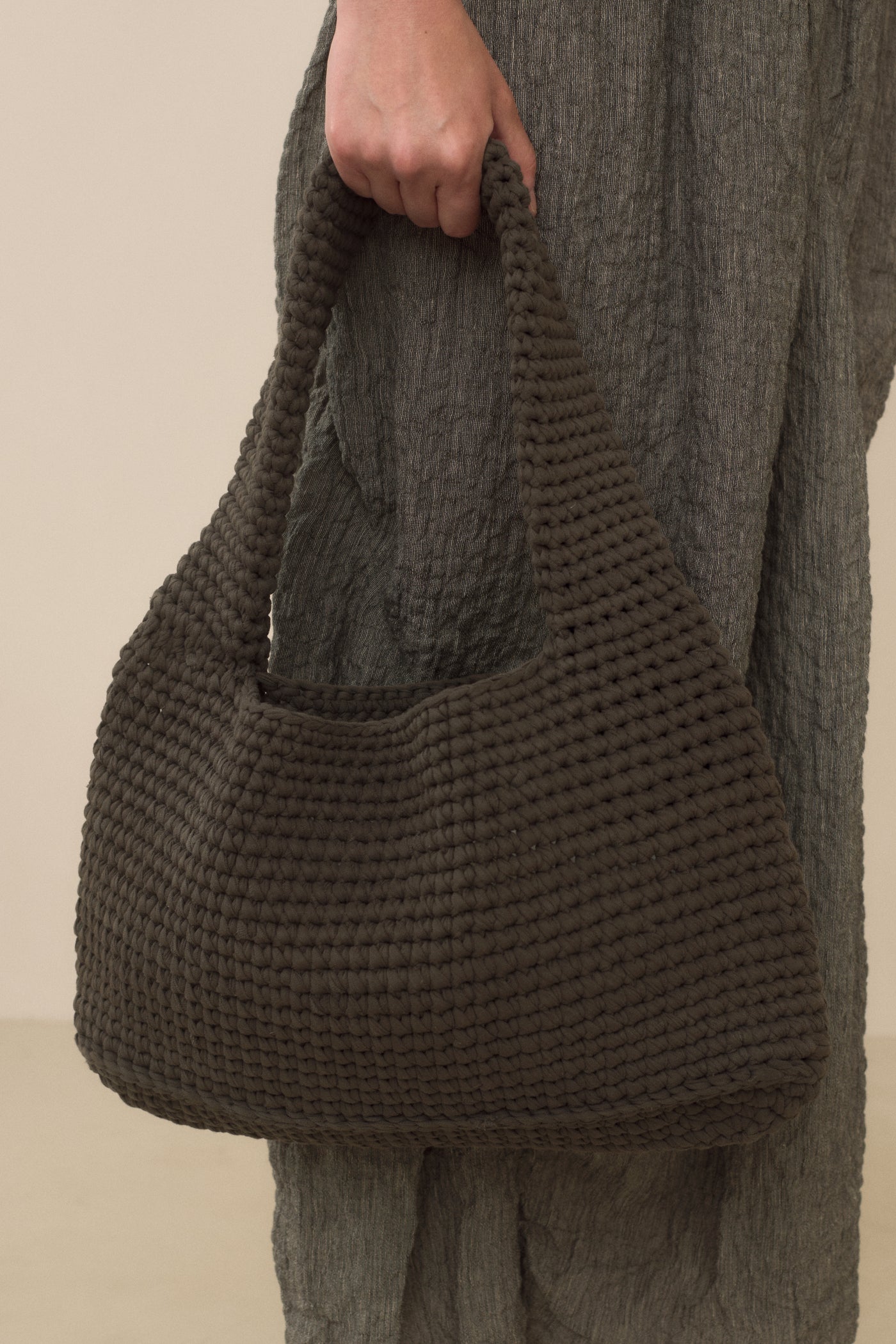 CROCHET JERSEY BAG