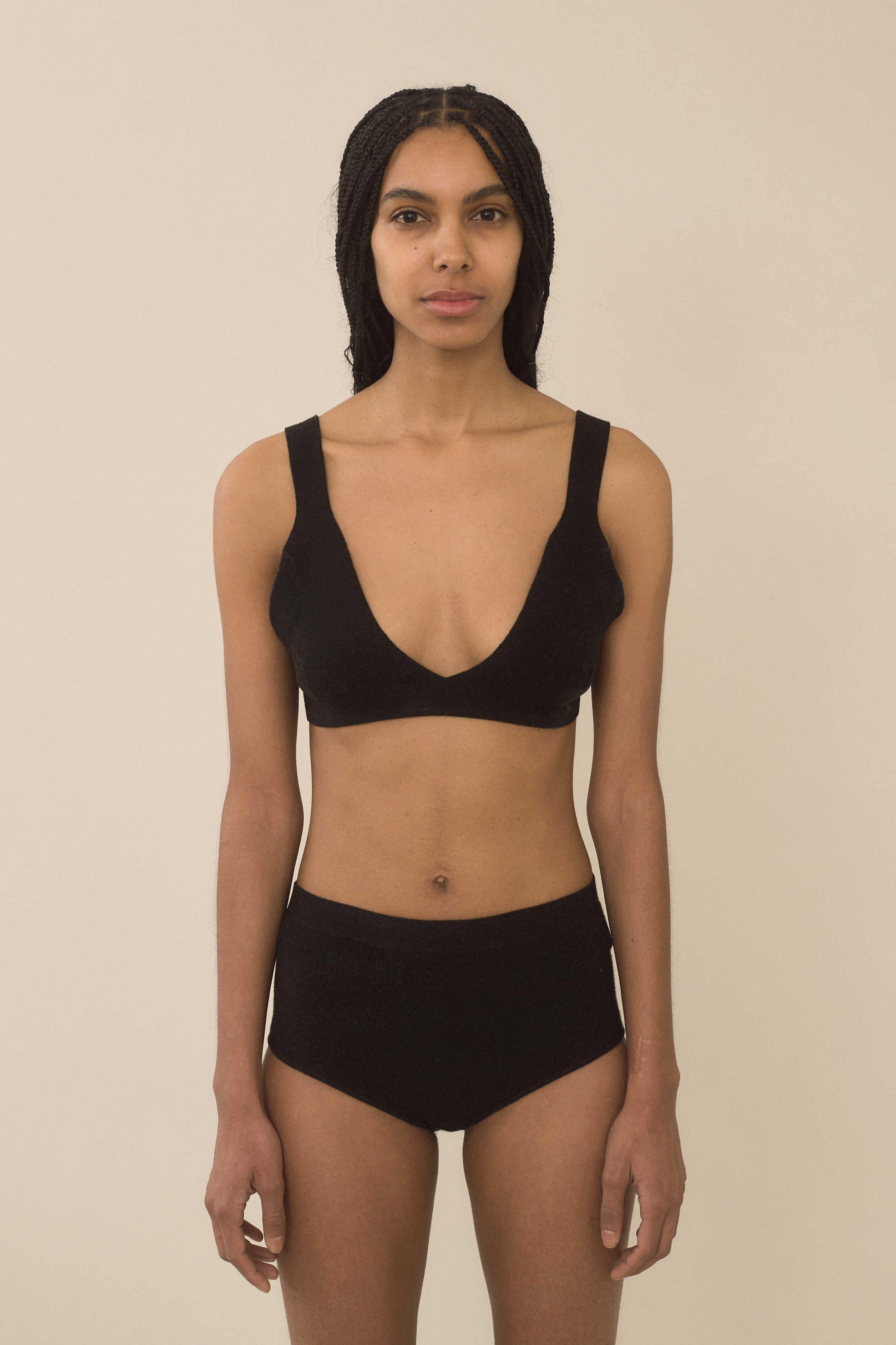 RIB TRIANGLE BRALETTE