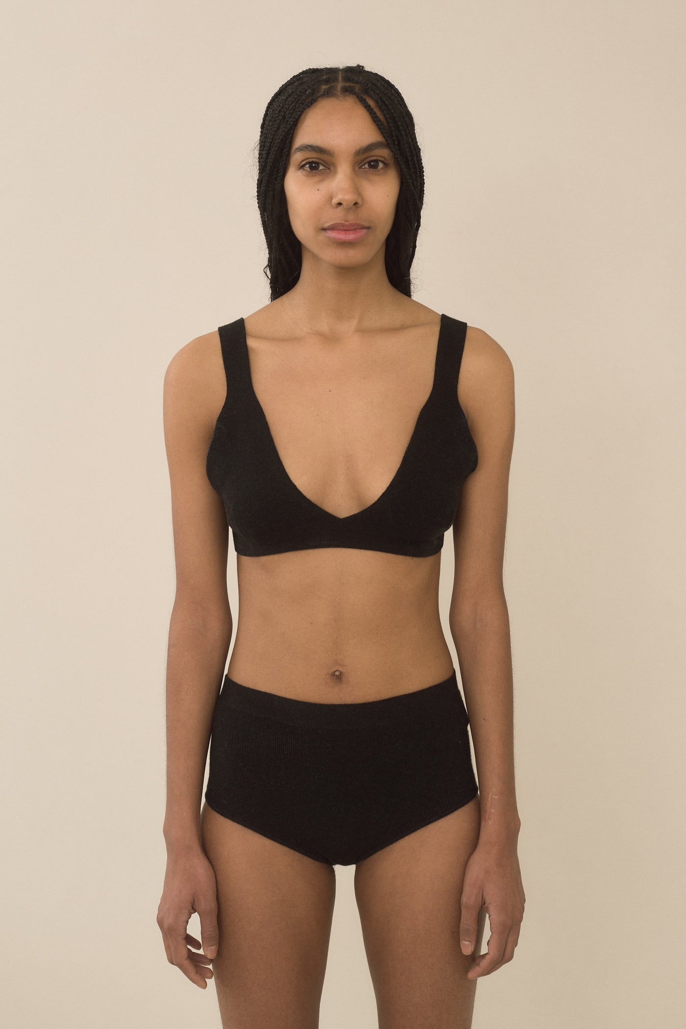 RIB TRIANGLE BRALETTE