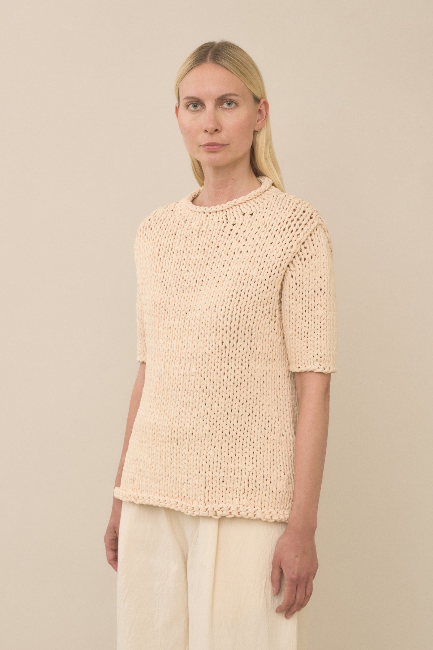 HANDKNIT JERSEY TEE