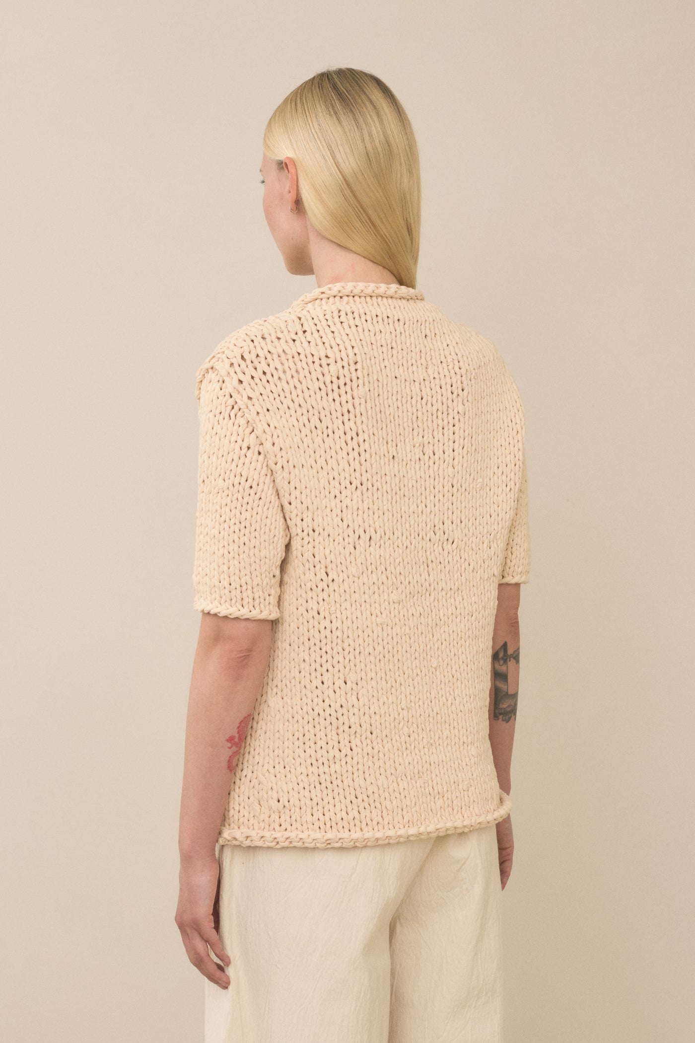 HANDKNIT JERSEY TEE