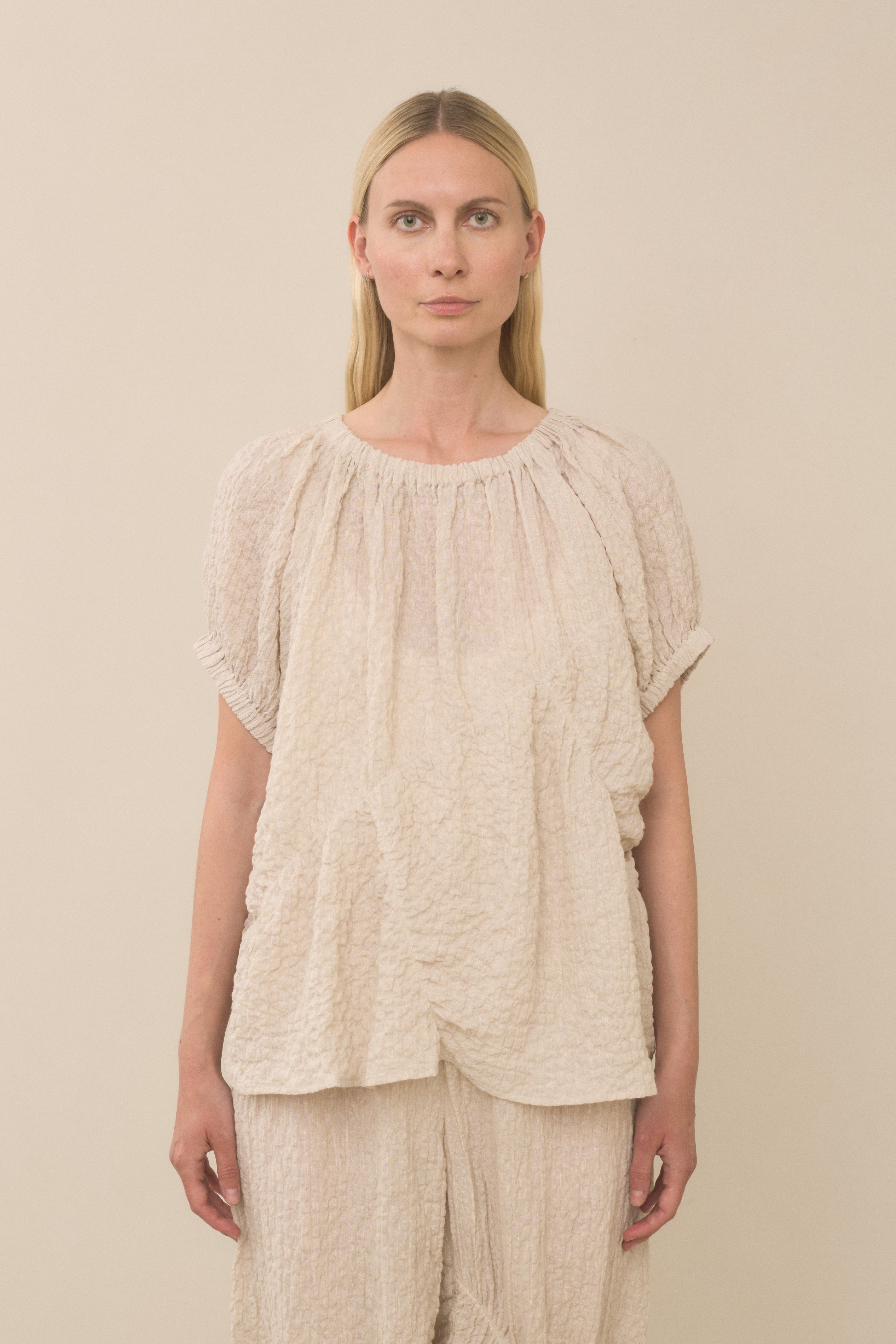 SHIRRED TOP