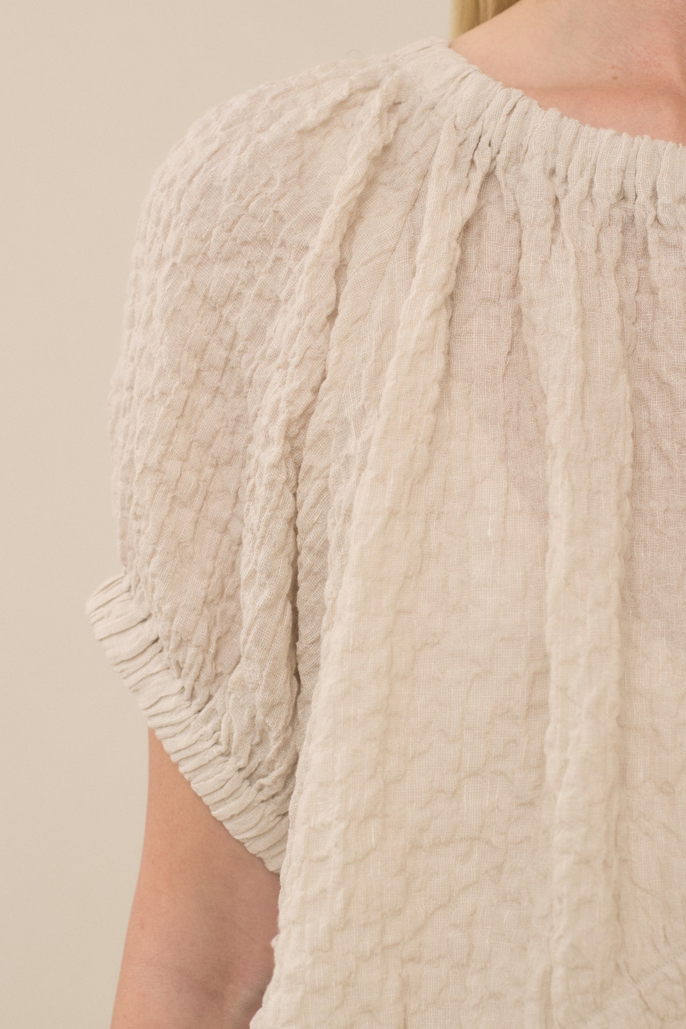 SHIRRED TOP