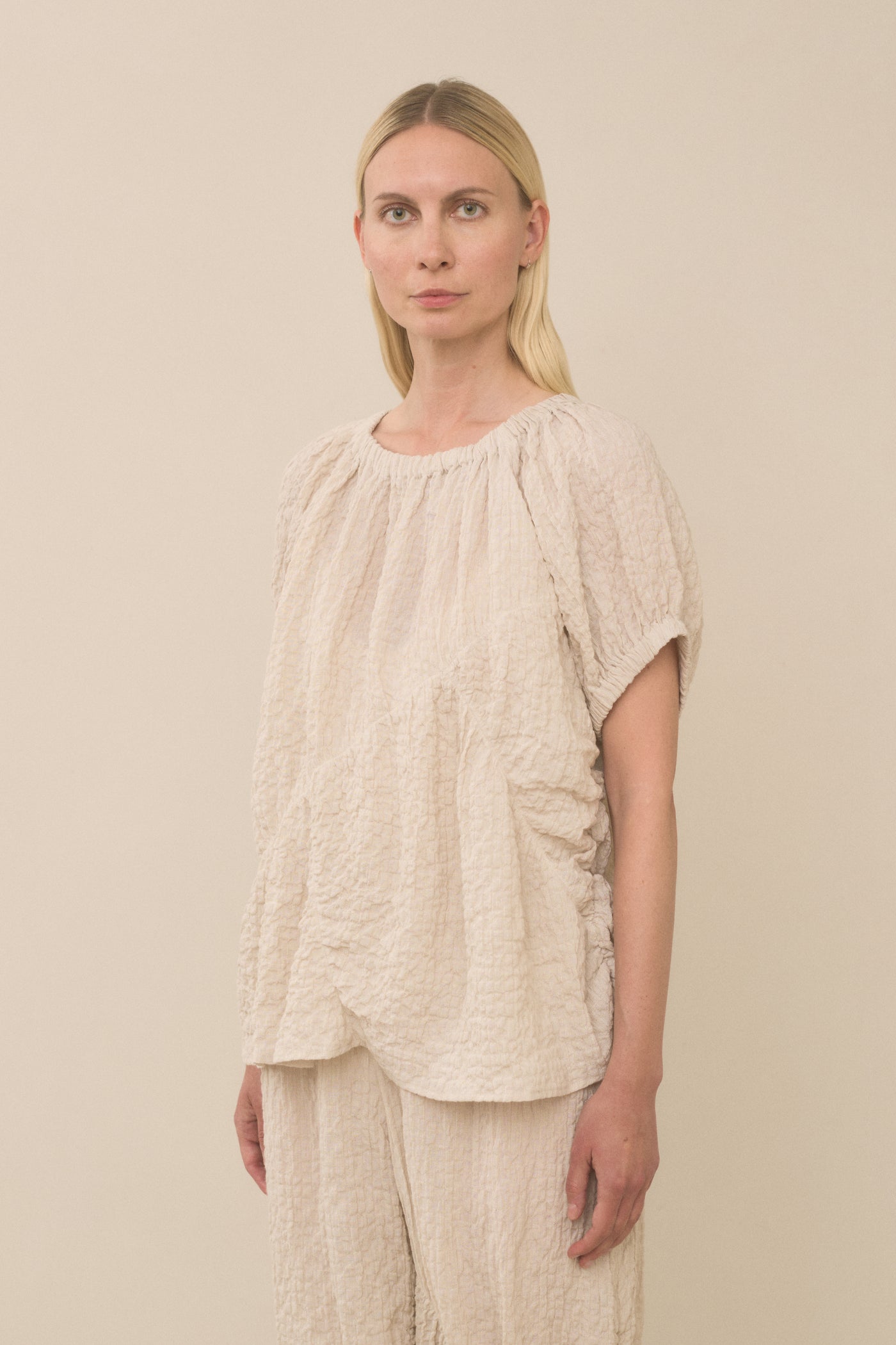 SHIRRED TOP