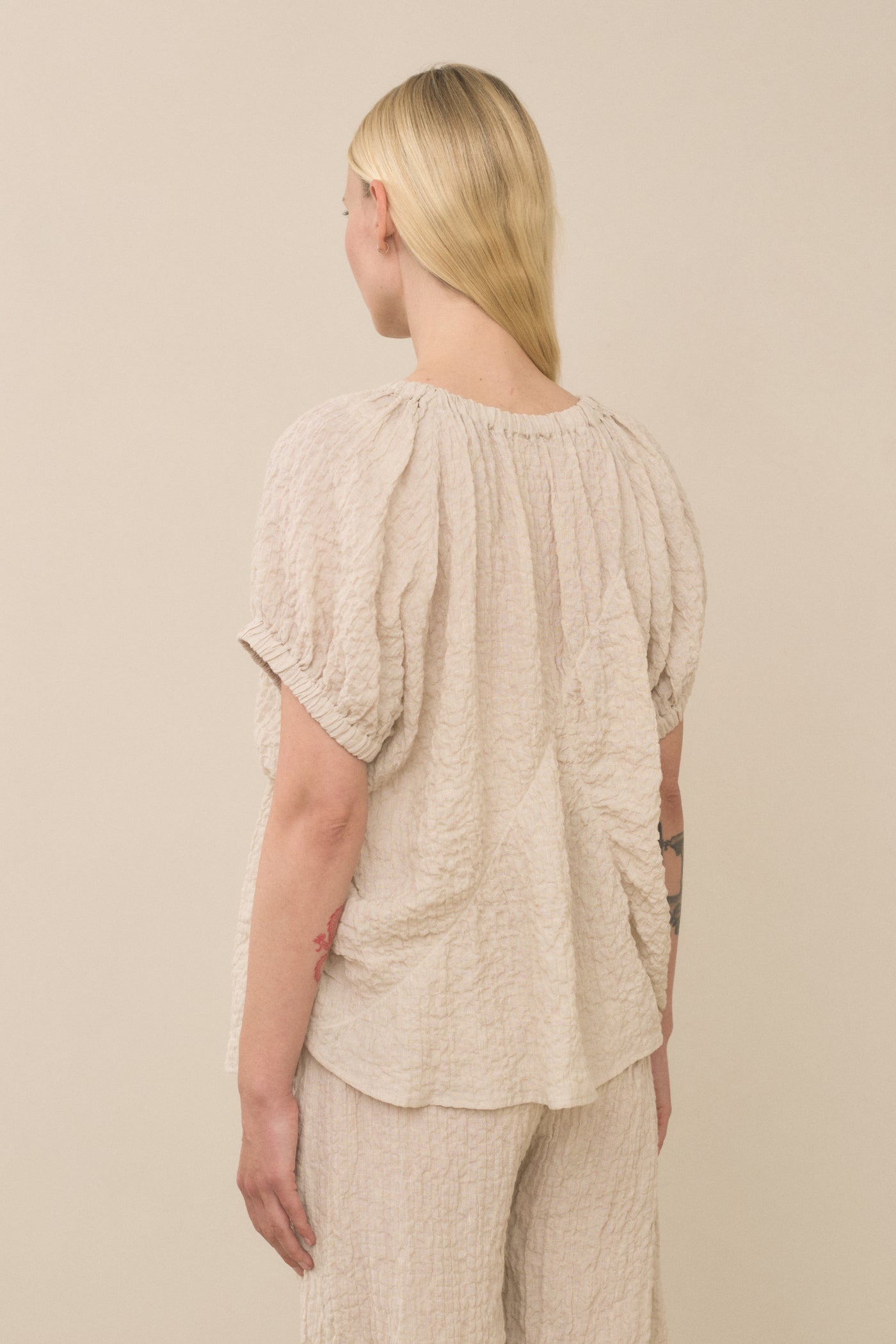 SHIRRED TOP