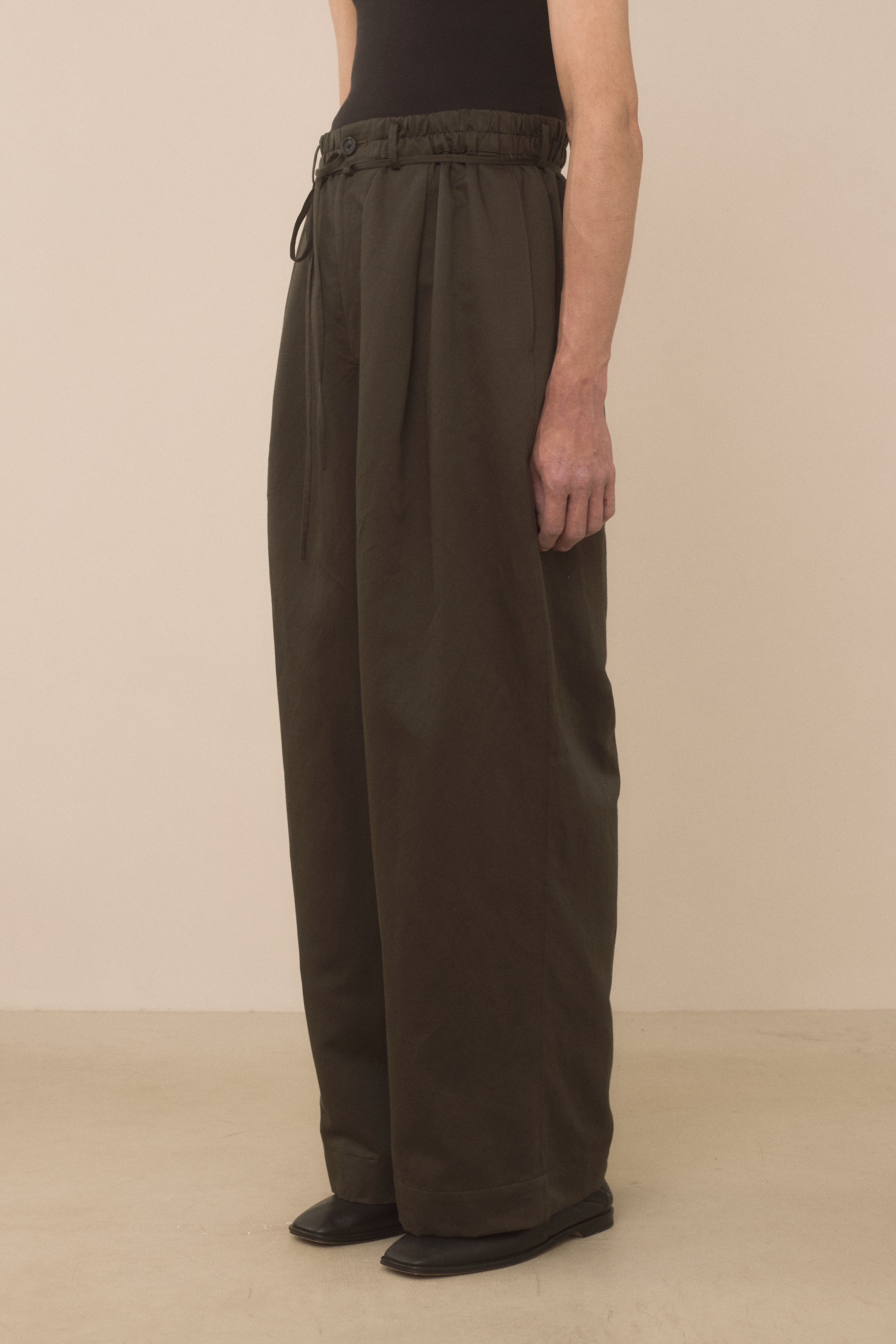 SATIN TROUSER