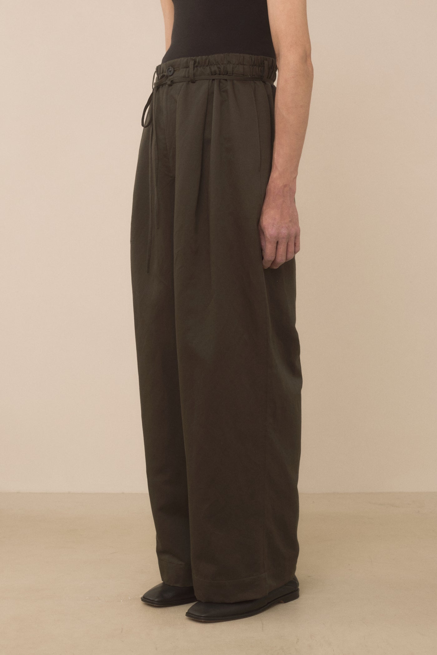 SATIN TROUSER