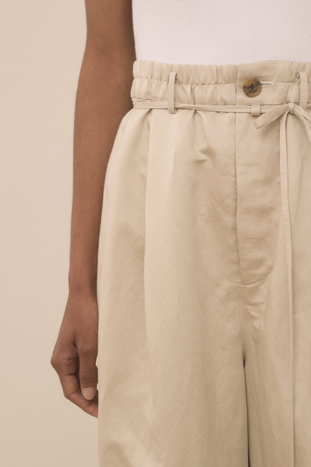 SATIN TROUSER