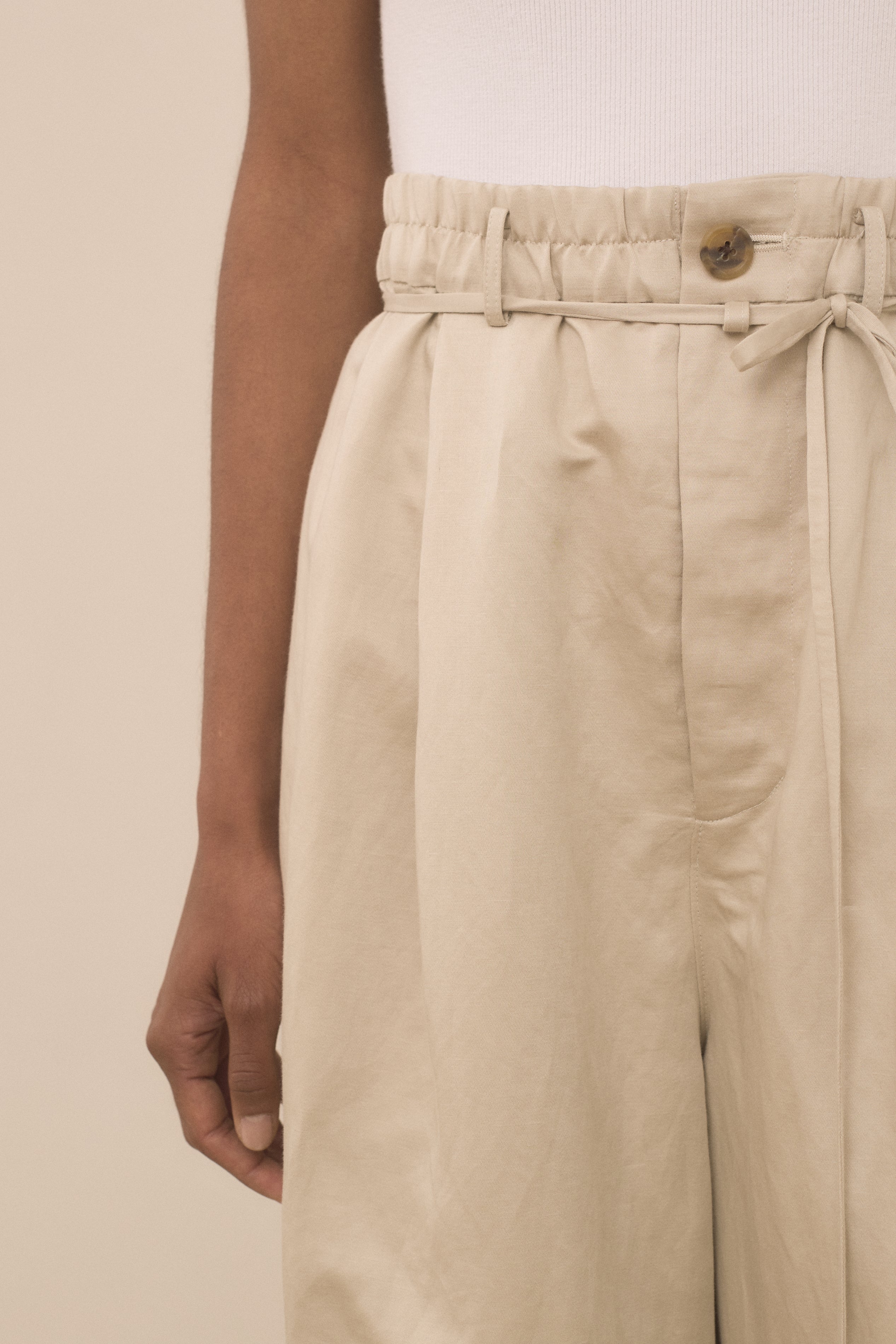 SATIN TROUSER