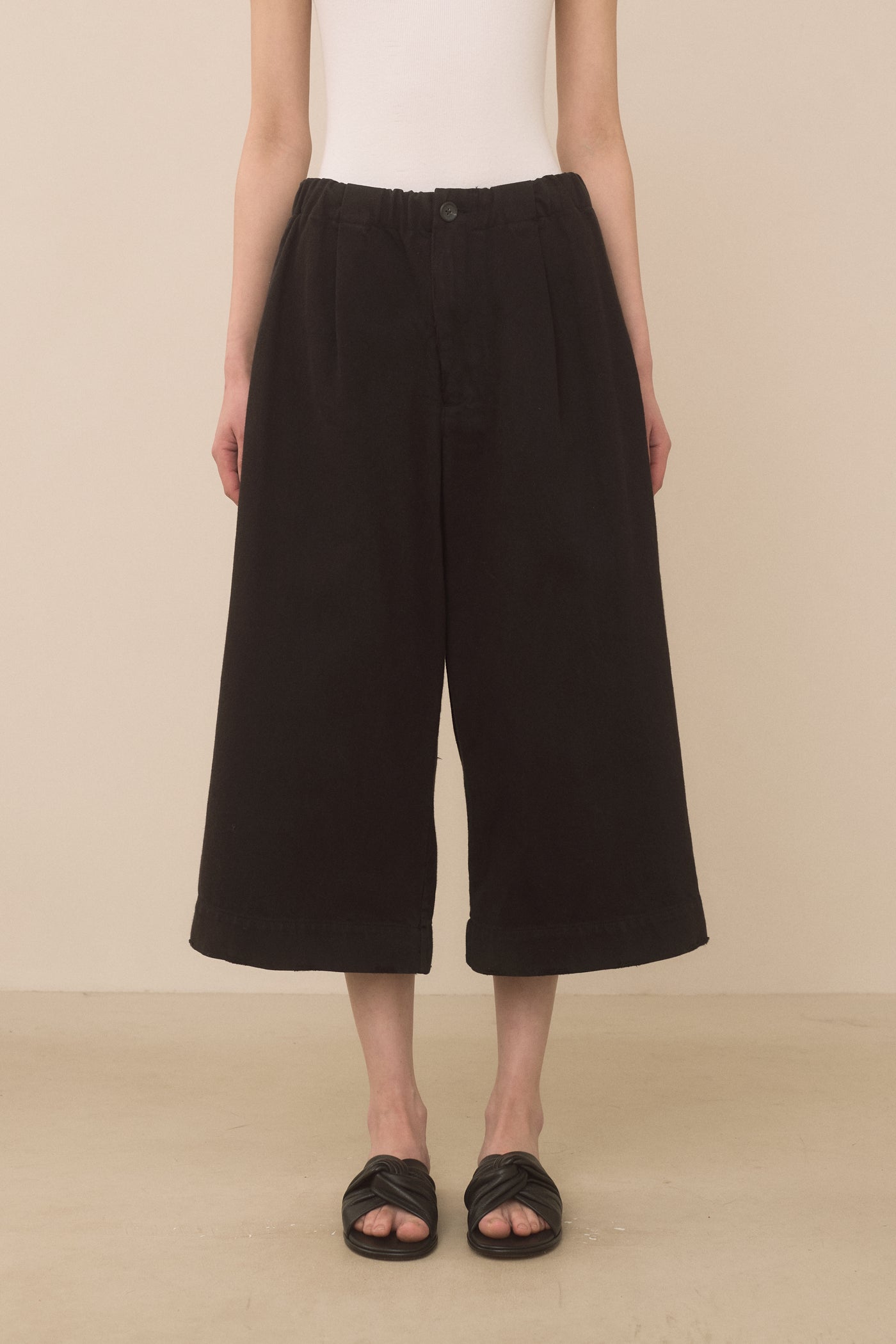 WASHED CROP TROUSER