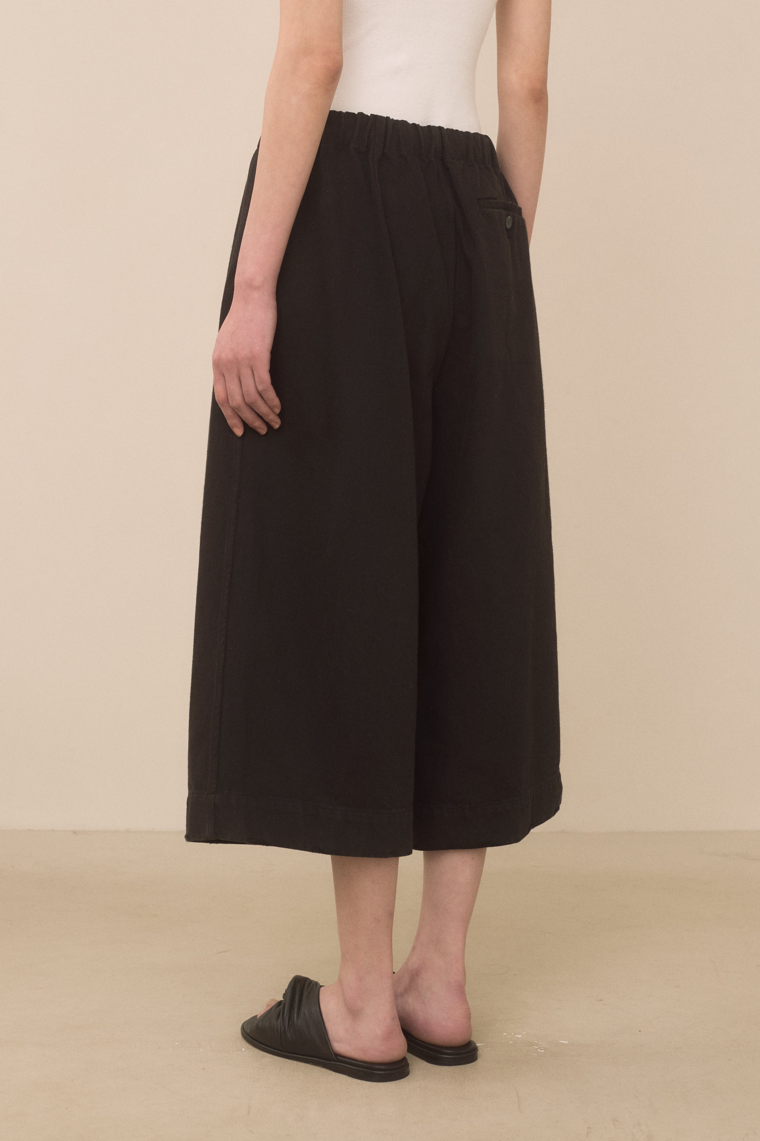 WASHED CROP TROUSER