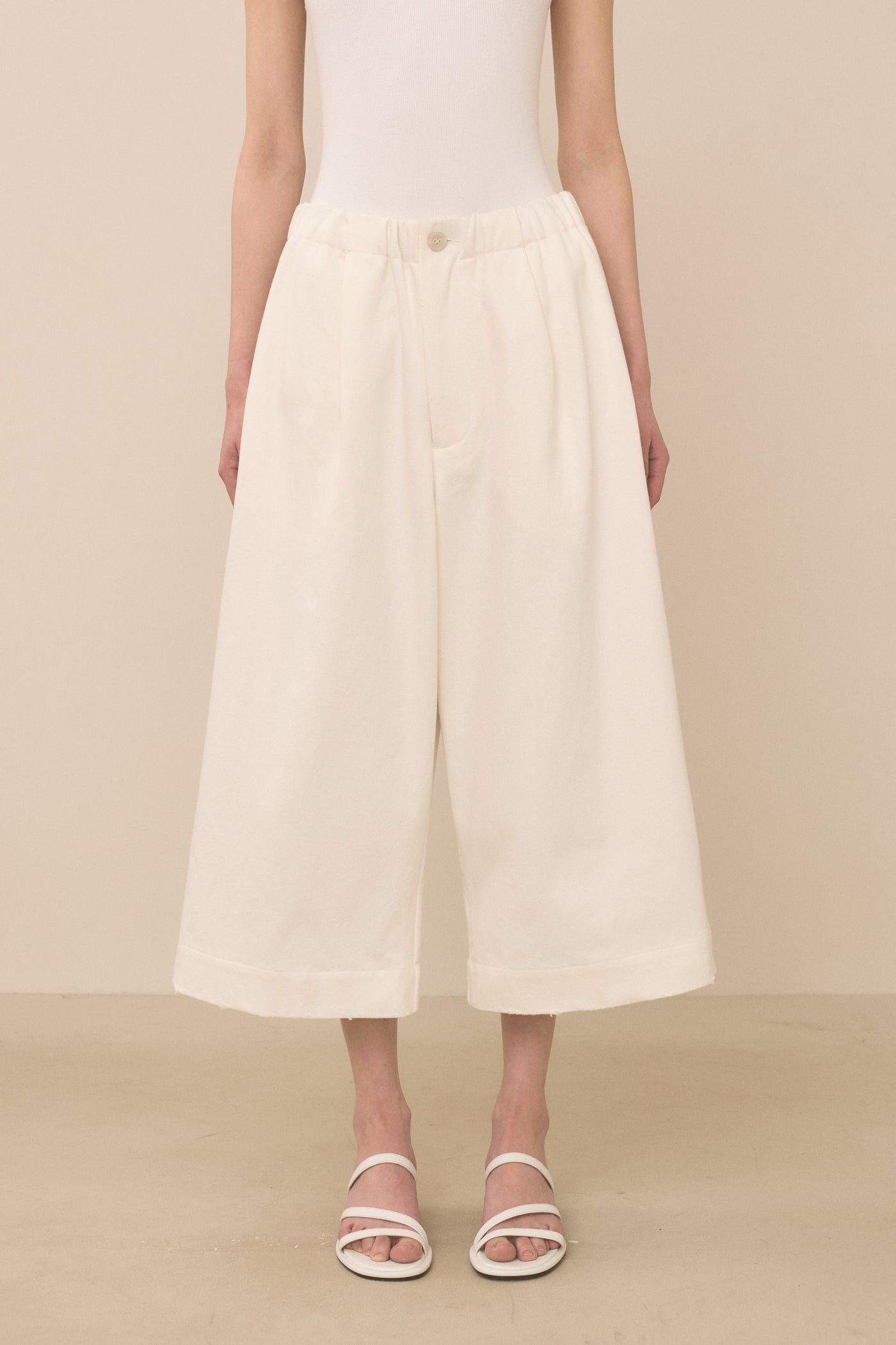 WASHED CROP TROUSER