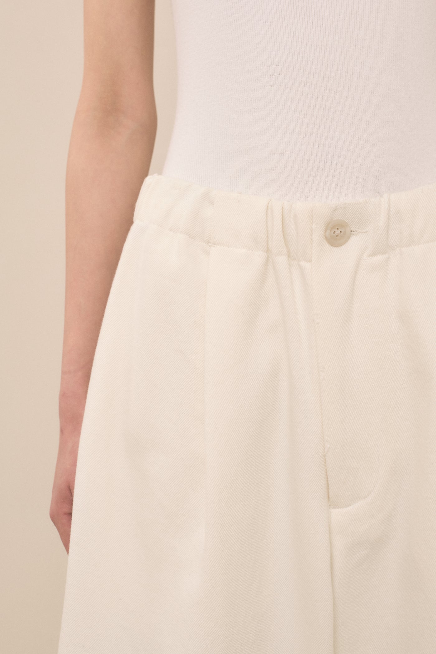 WASHED CROP TROUSER