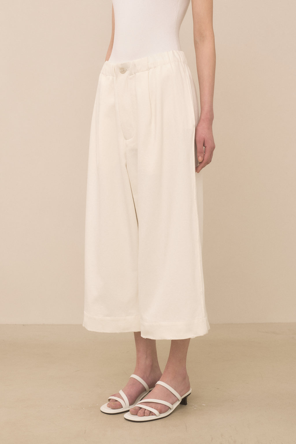 WASHED CROP TROUSER
