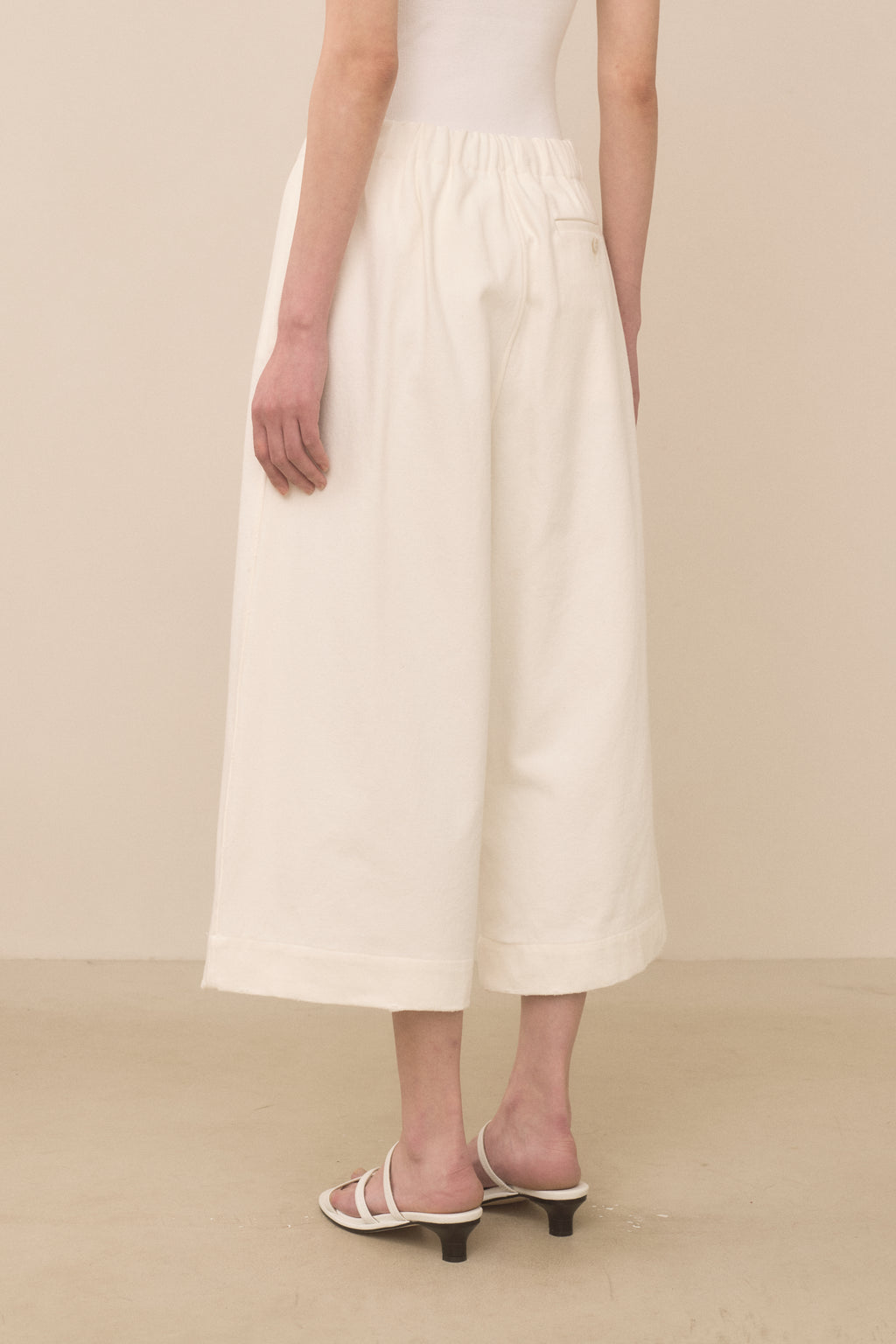 WASHED CROP TROUSER