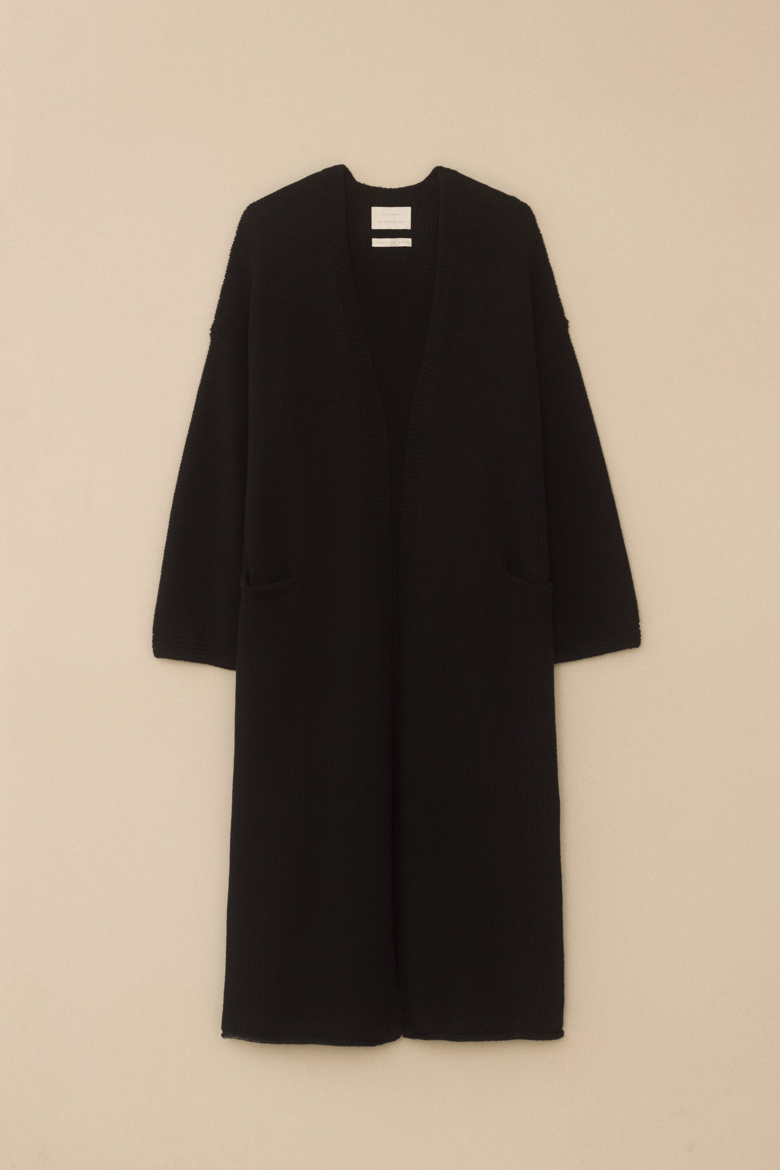 LONG OPEN CARDIGAN