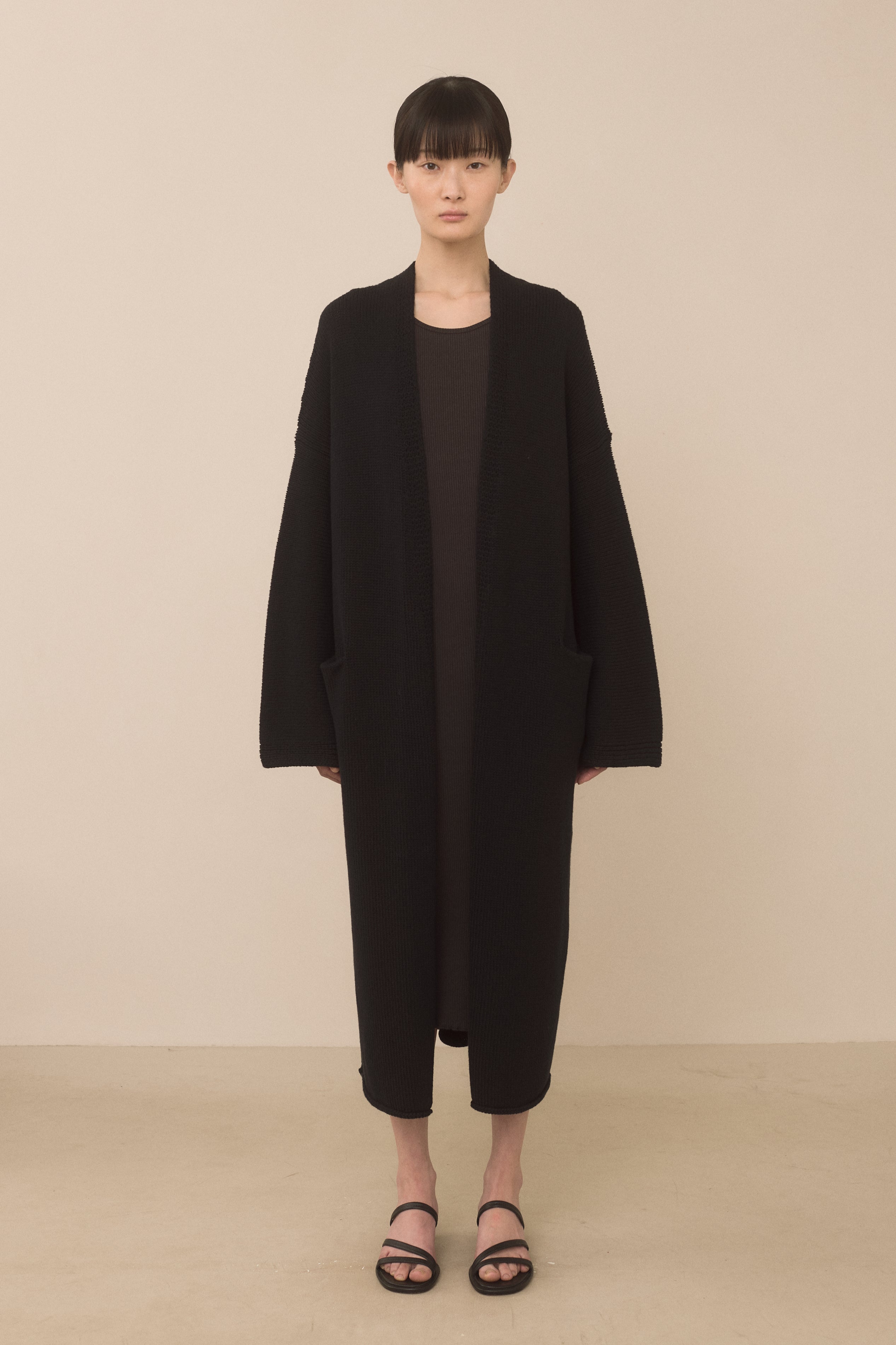 LONG OPEN CARDIGAN