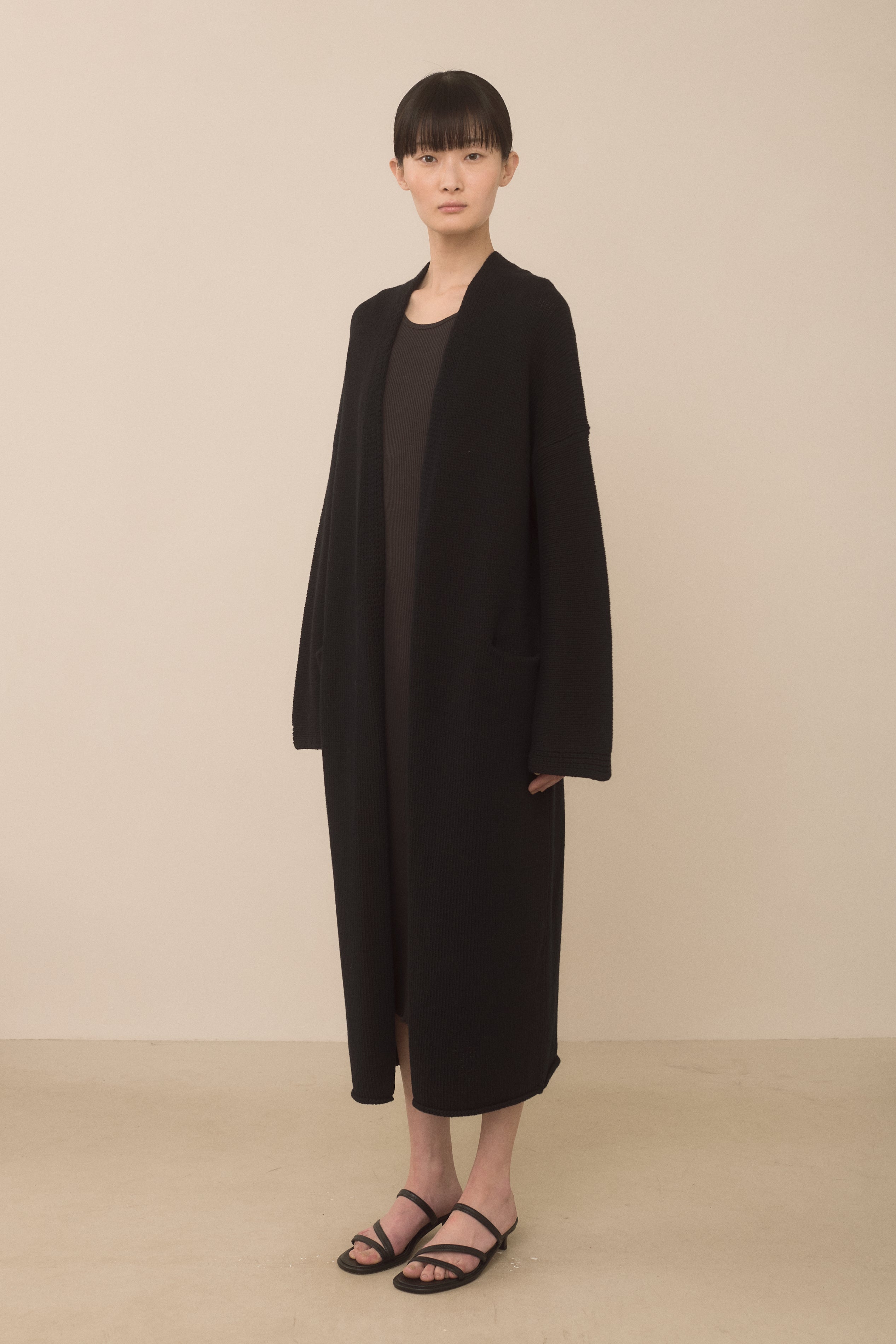 LONG OPEN CARDIGAN