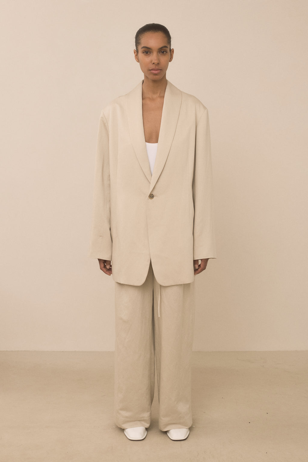SATIN BLAZER