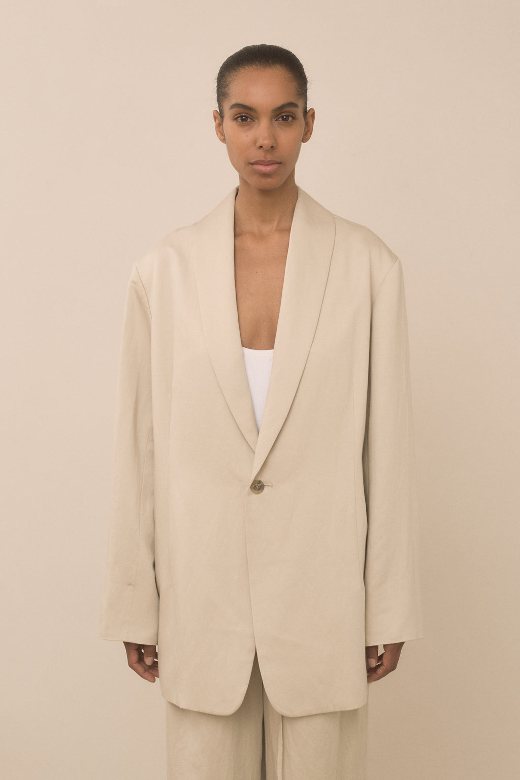 SATIN BLAZER