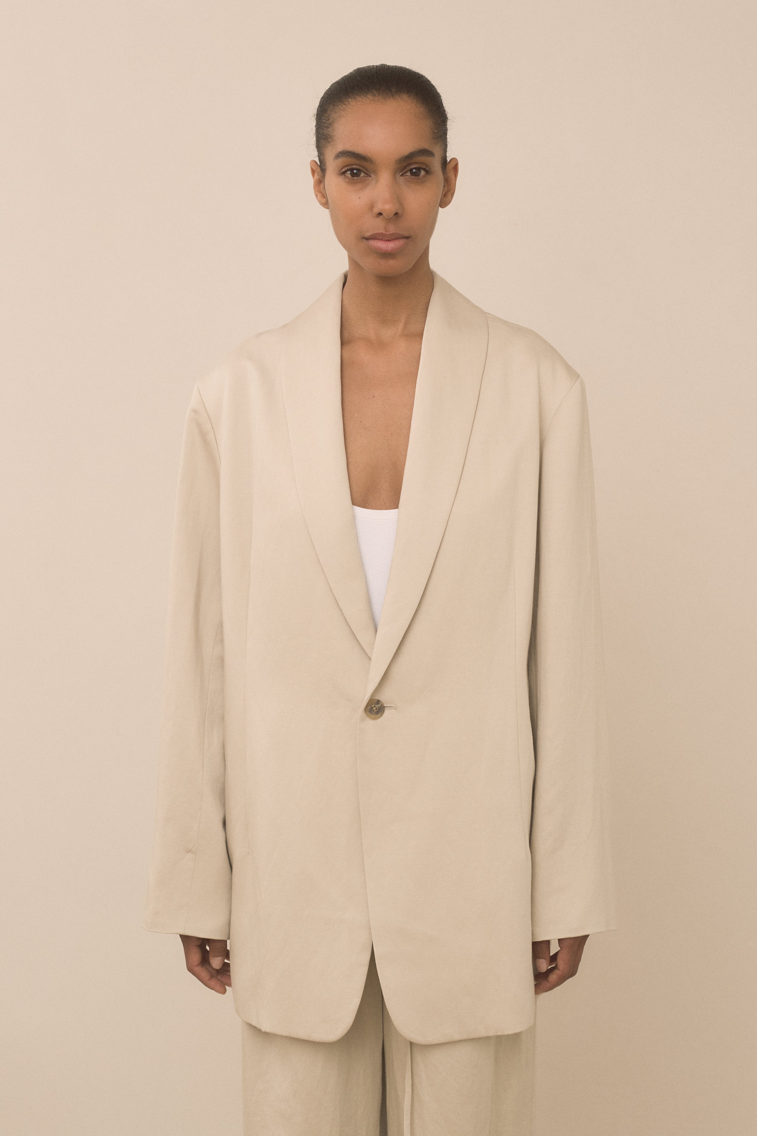 SATIN BLAZER