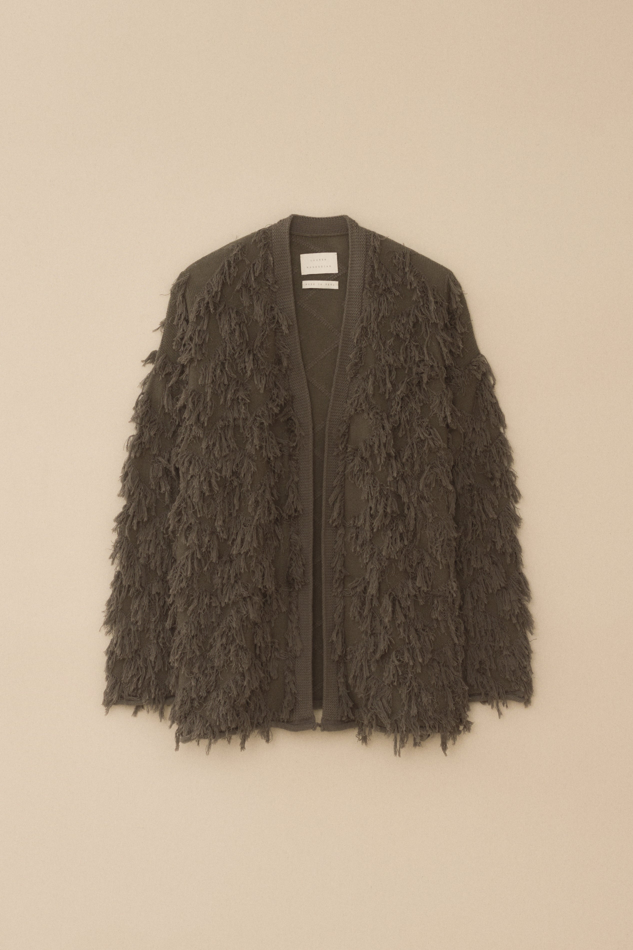 TUFTED CARDIGAN