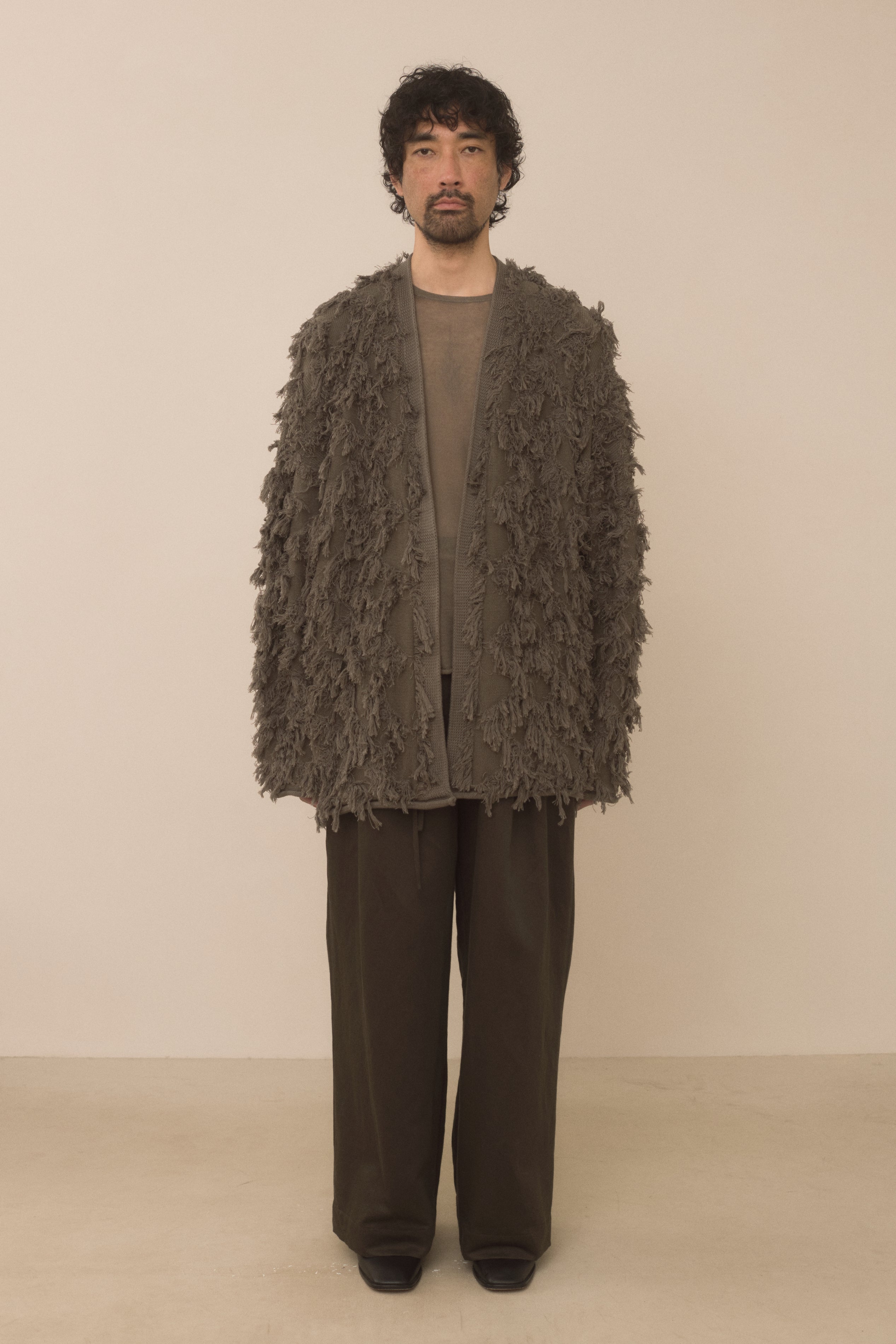 TUFTED CARDIGAN