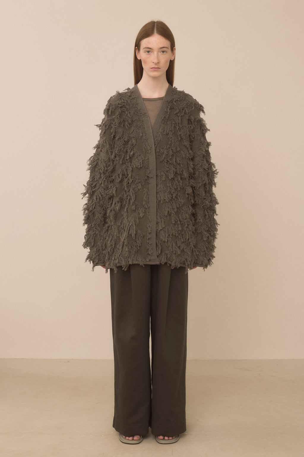 TUFTED CARDIGAN