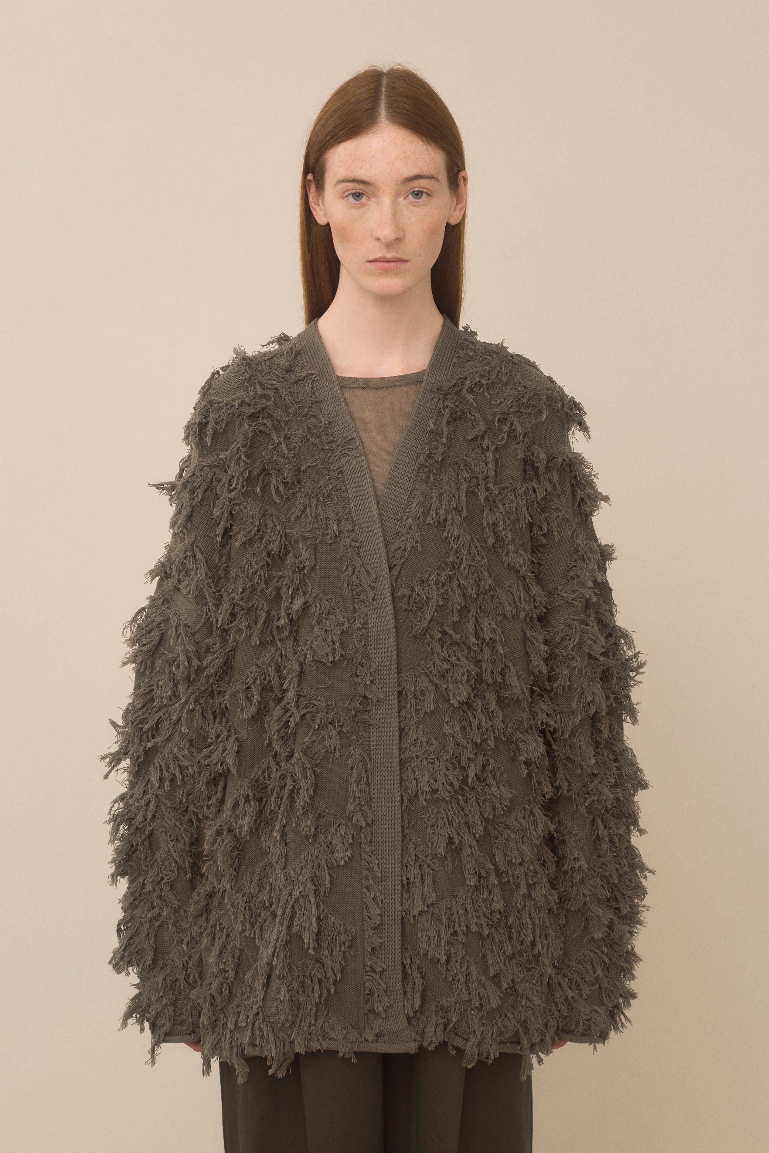 TUFTED CARDIGAN