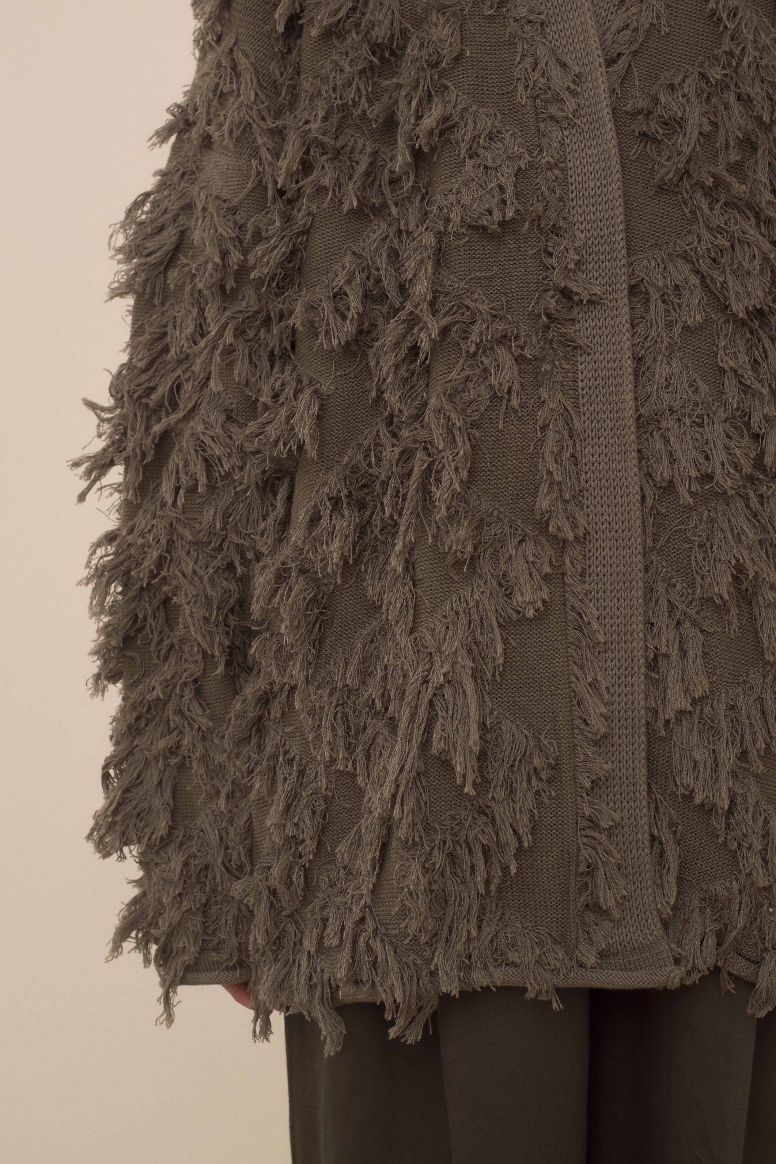 TUFTED CARDIGAN