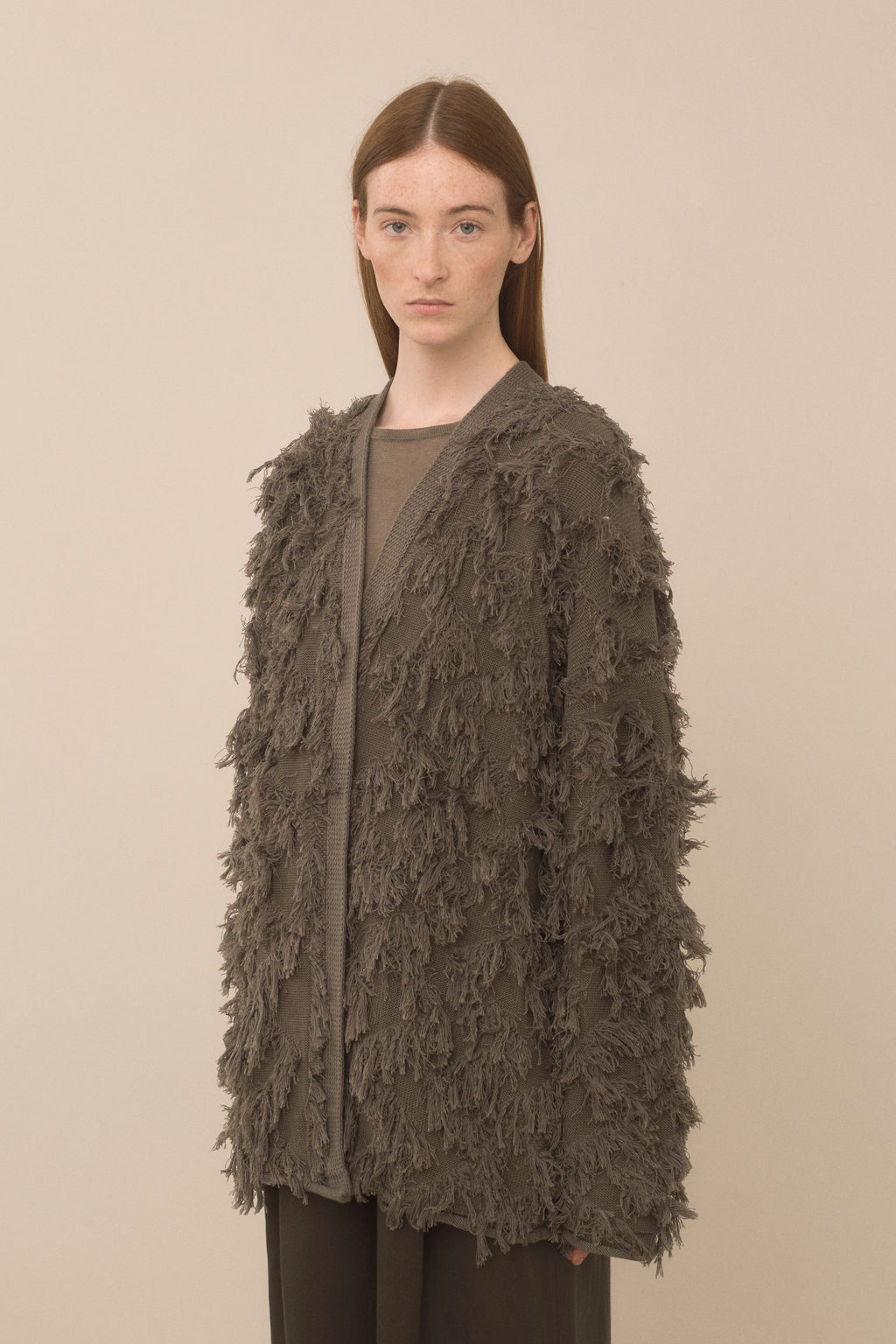 TUFTED CARDIGAN