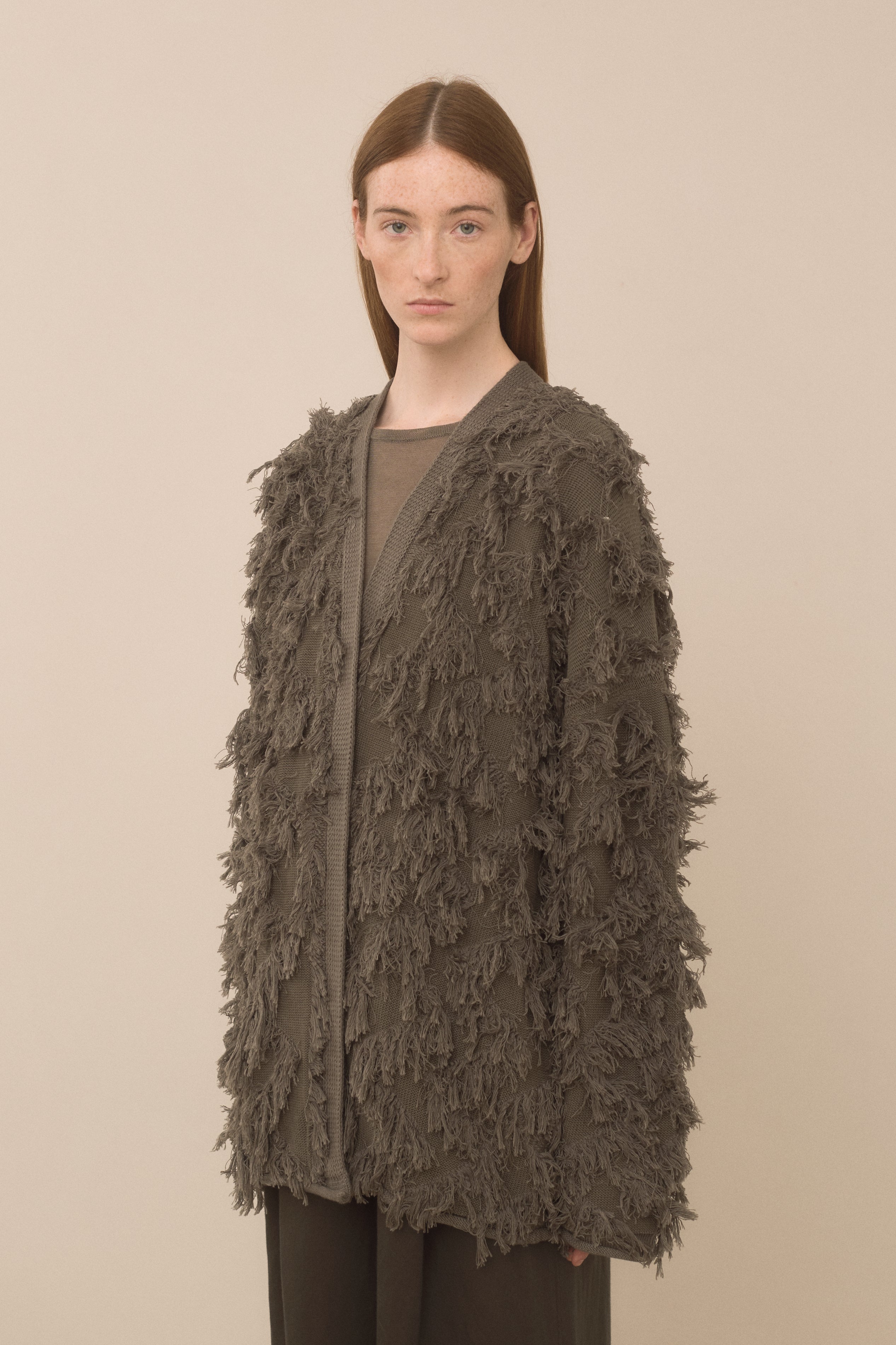 TUFTED CARDIGAN